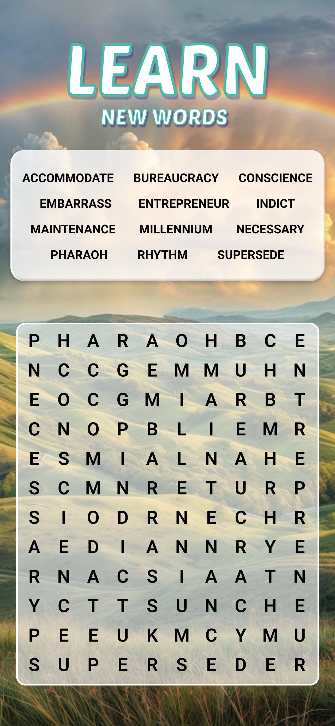 اسکرین شات 3 بازی Word Search Explorer