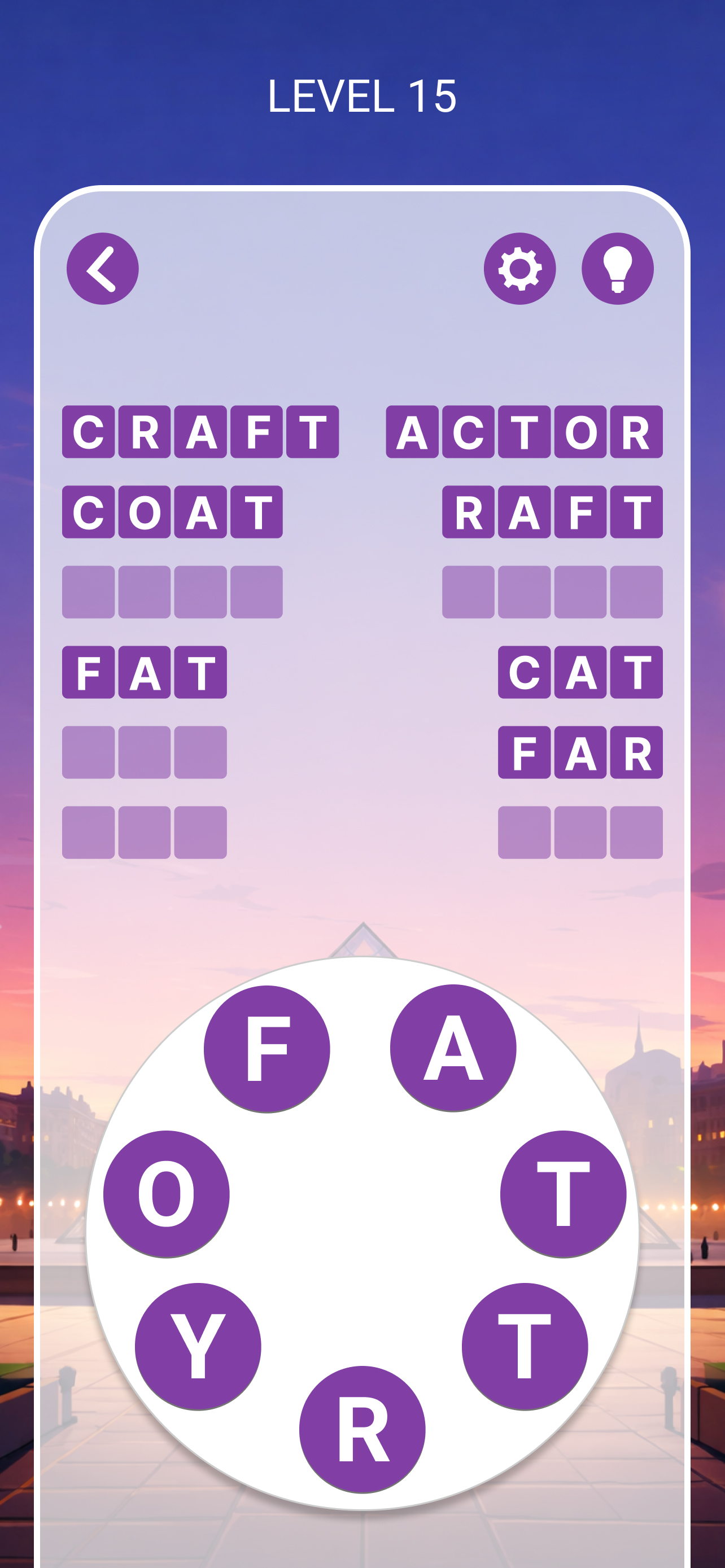 اسکرین شات 6 بازی Word Trip - Word Puzzle Game