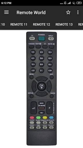 اسکرین شات 4 برنامه Remote Control for LG TV