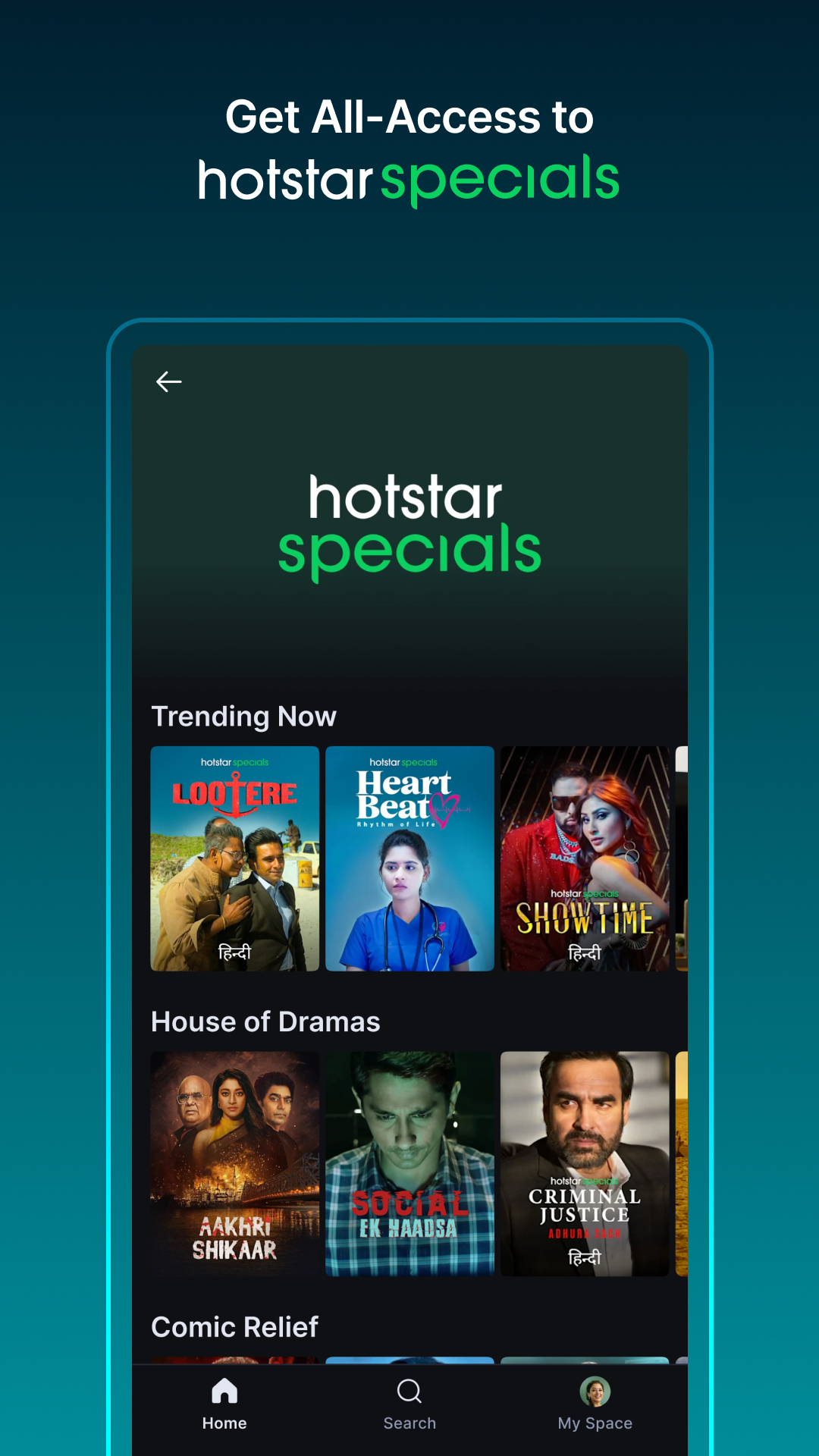 اسکرین شات 3 برنامه Hotstar