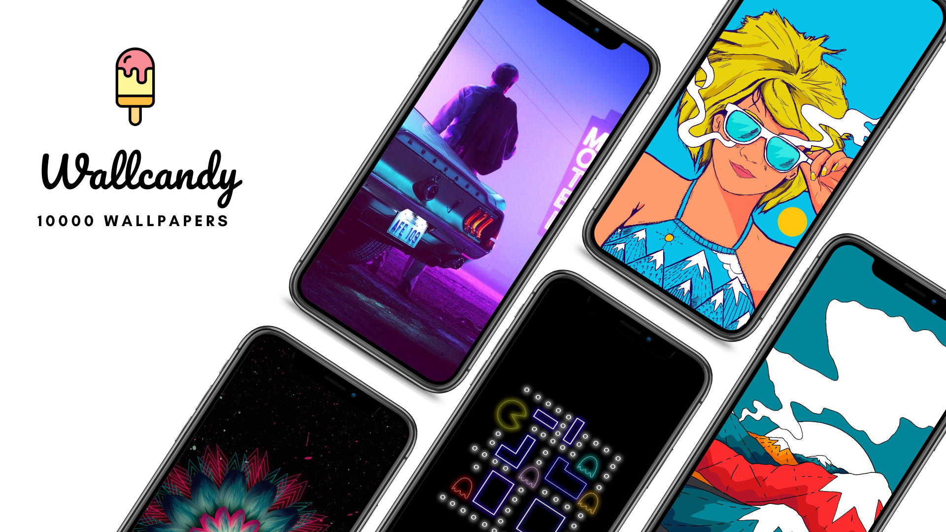 اسکرین شات 2 برنامه Wallcandy - Unique Wallpapers