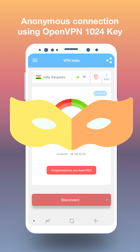 اسکرین شات 5 برنامه VPN India - get free Indian IP