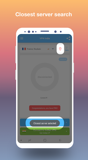 اسکرین شات 6 برنامه VPN India - get free Indian IP