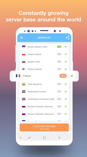 اسکرین شات 4 برنامه VPN India - get free Indian IP