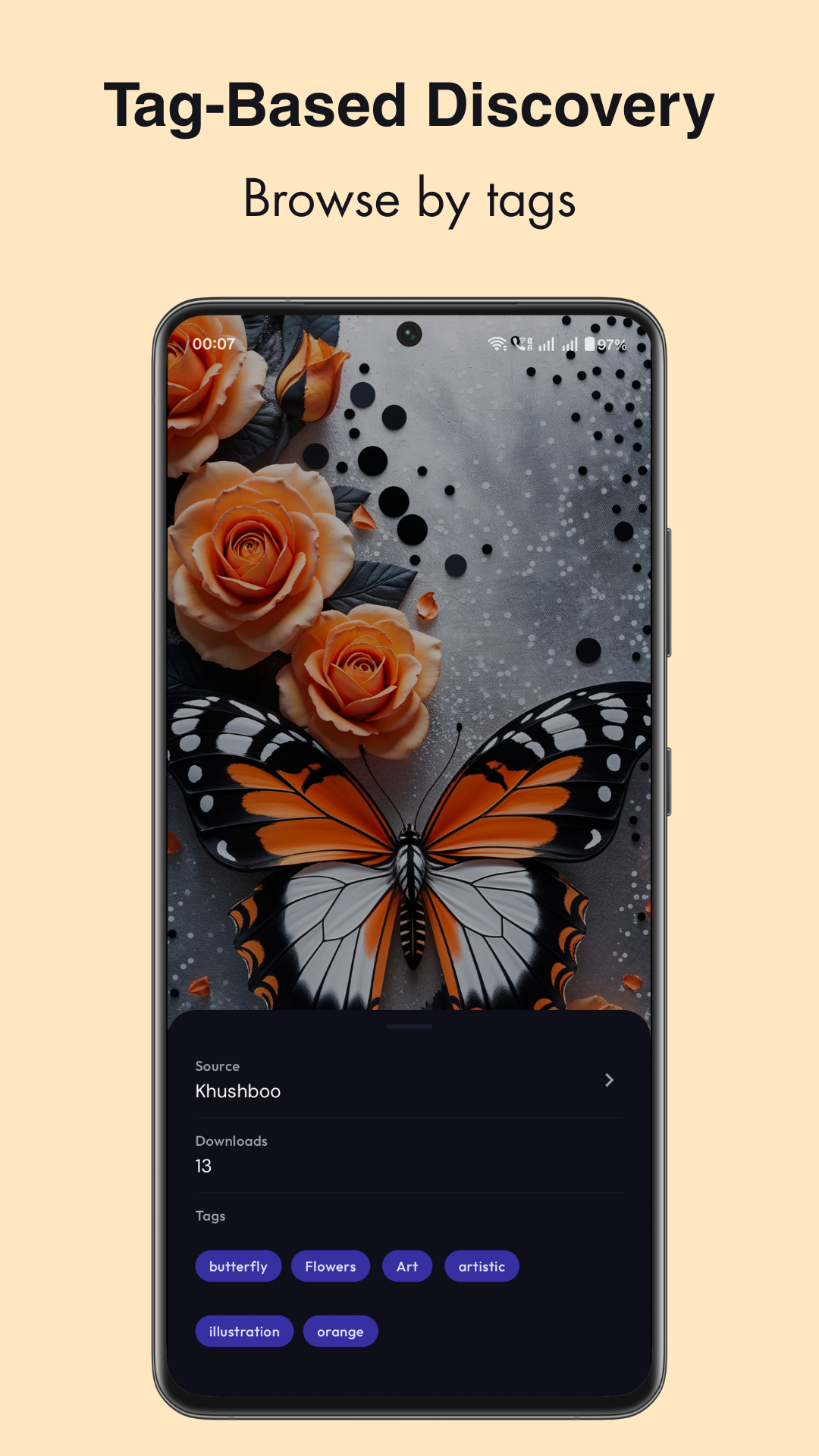 اسکرین شات 4 برنامه Wallpapers 4K & Live Changer