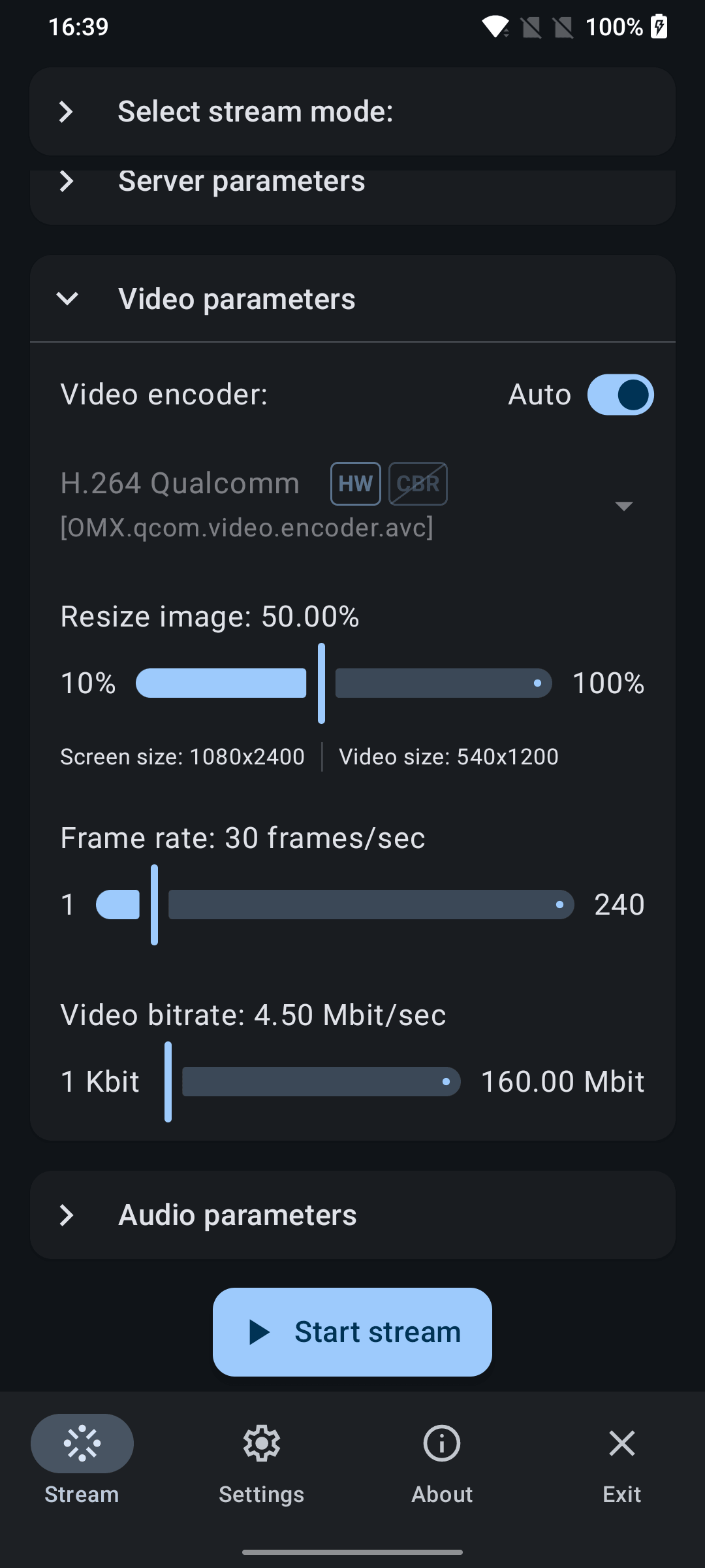 اسکرین شات 8 برنامه ScreenStream
