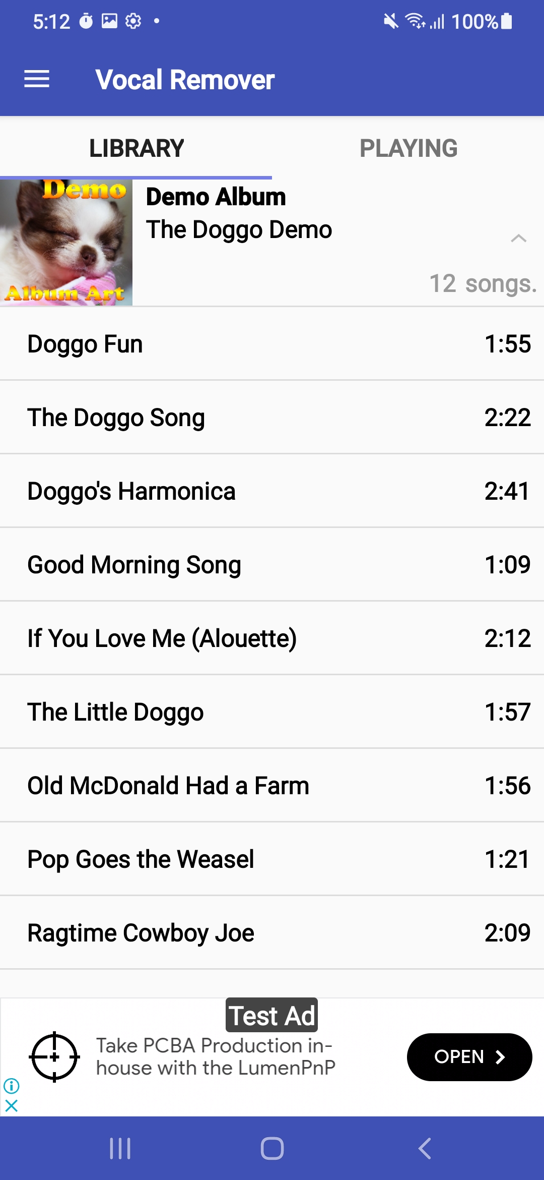 اسکرین شات 1 برنامه Vocal Remover for Karaoke