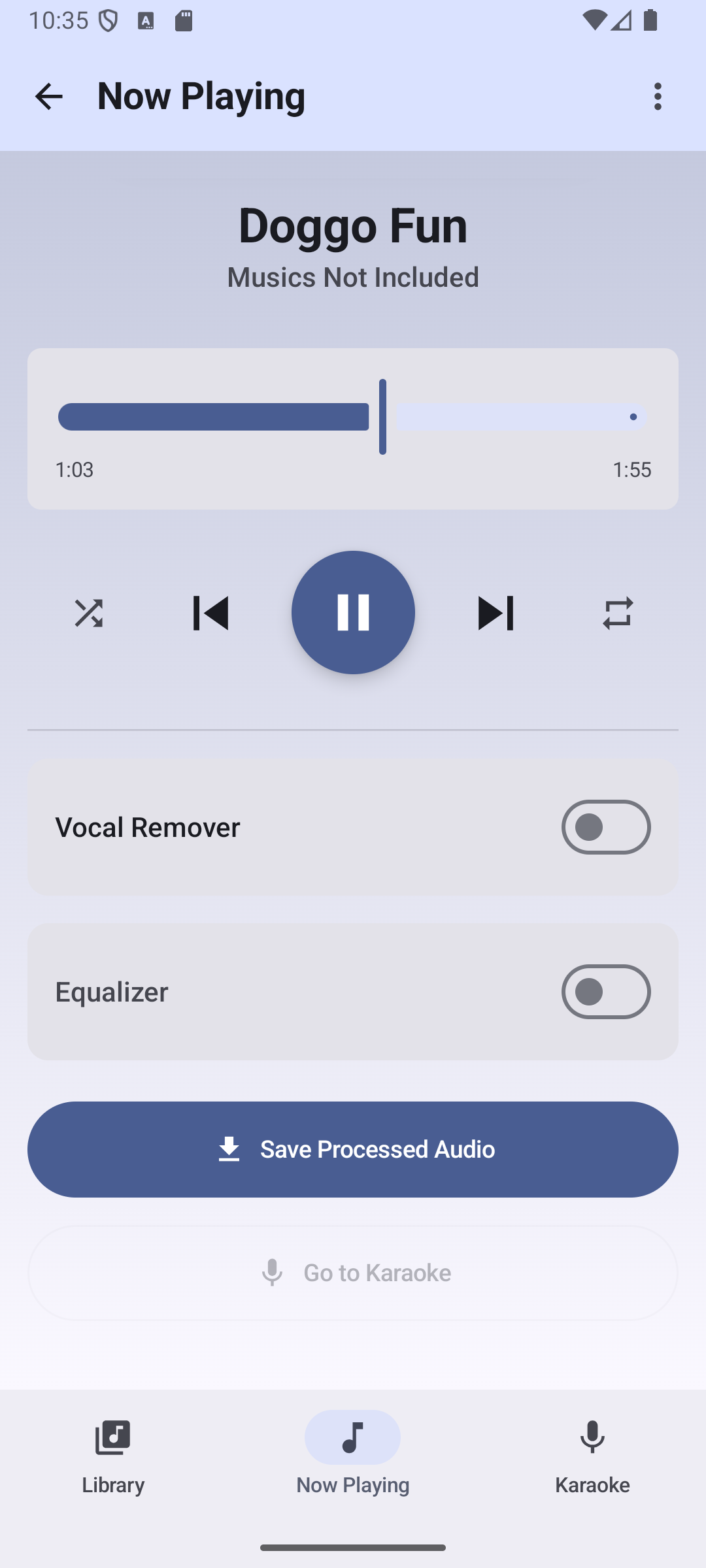 اسکرین شات 5 برنامه Vocal Remover for Karaoke