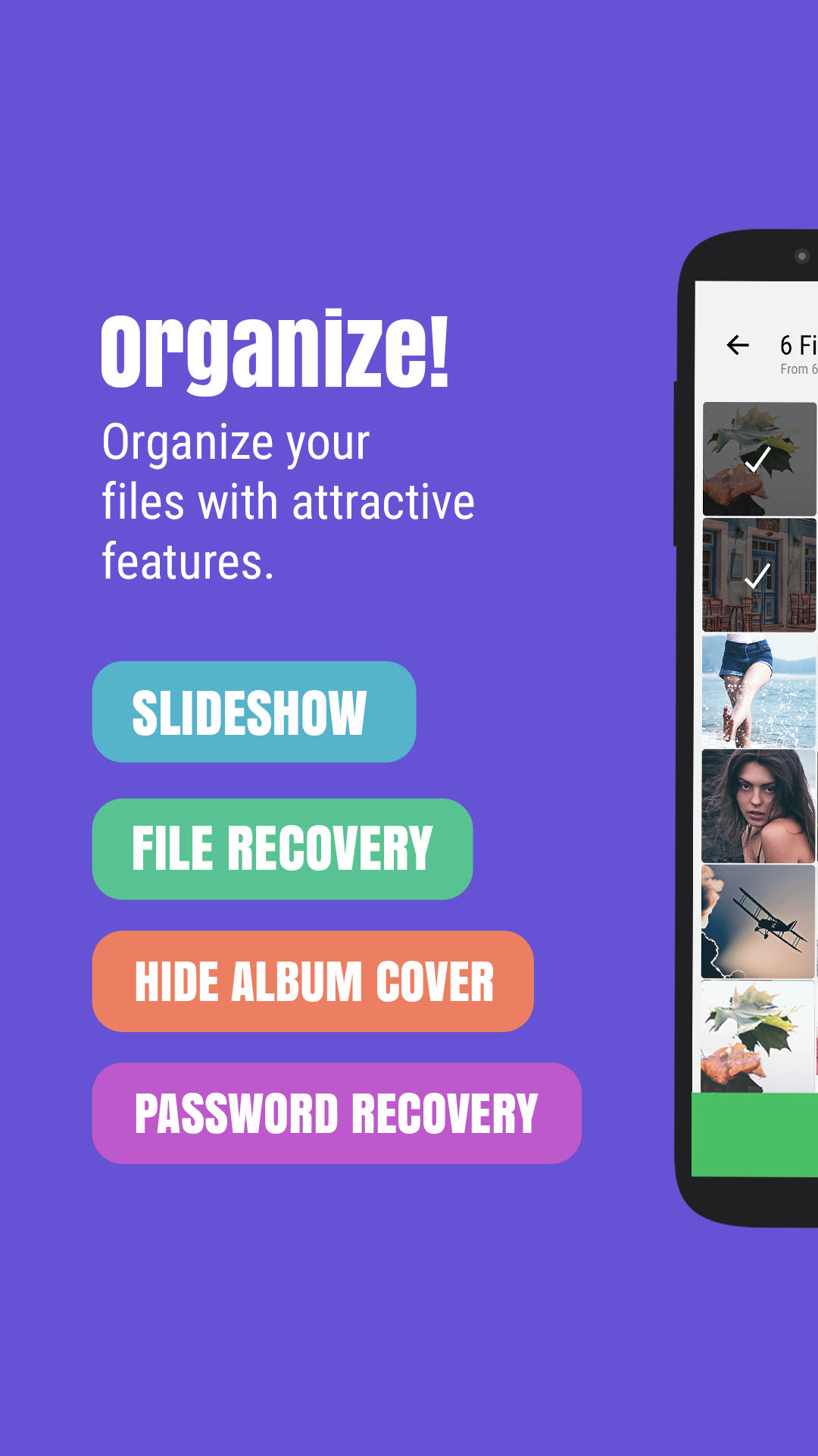 اسکرین شات 3 برنامه Photo & Video Locker - Gallery
