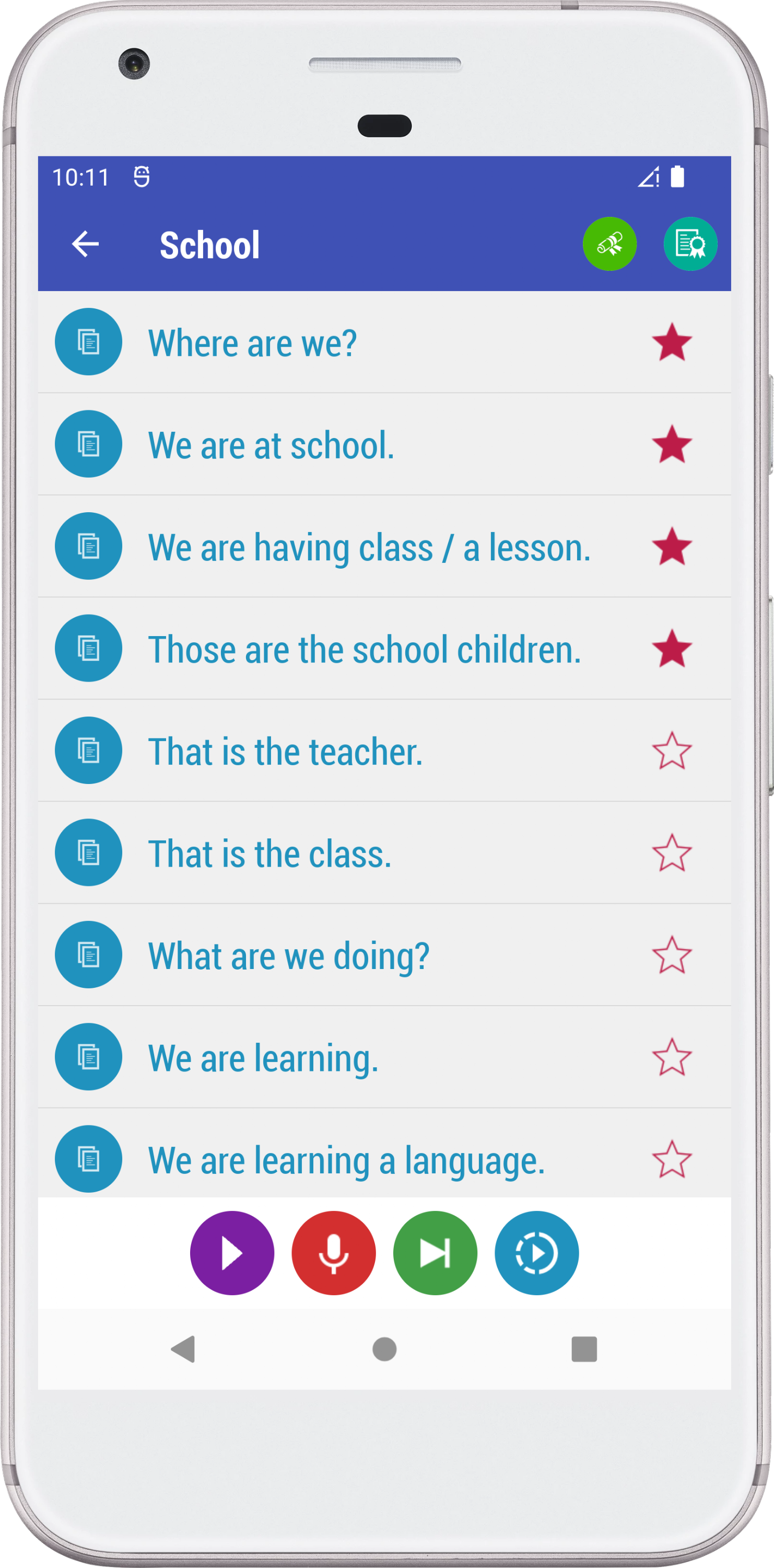 اسکرین شات 3 برنامه Innovation - Learn Languages
