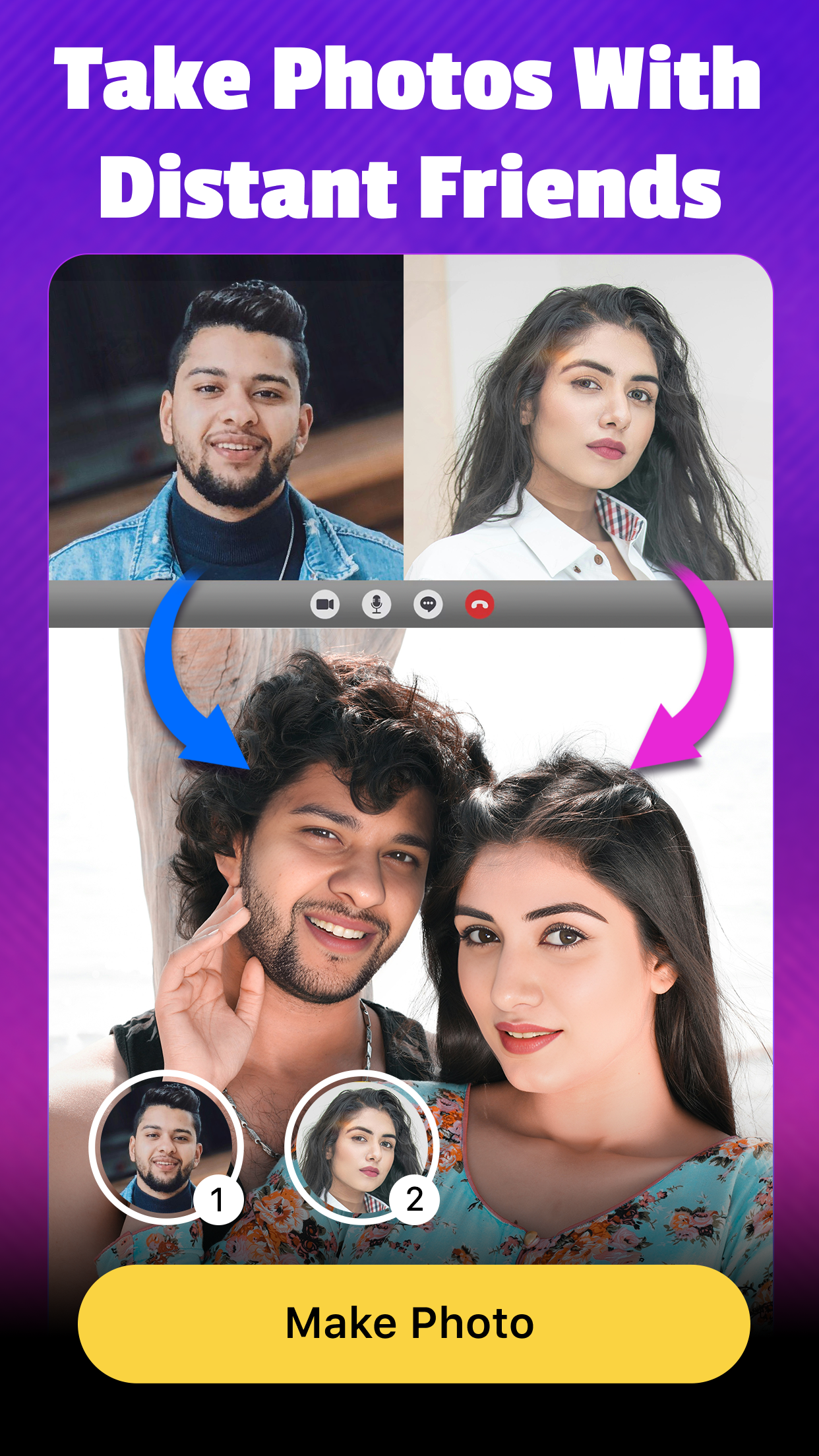 اسکرین شات 4 برنامه Mivo: Face Swap Video Bride