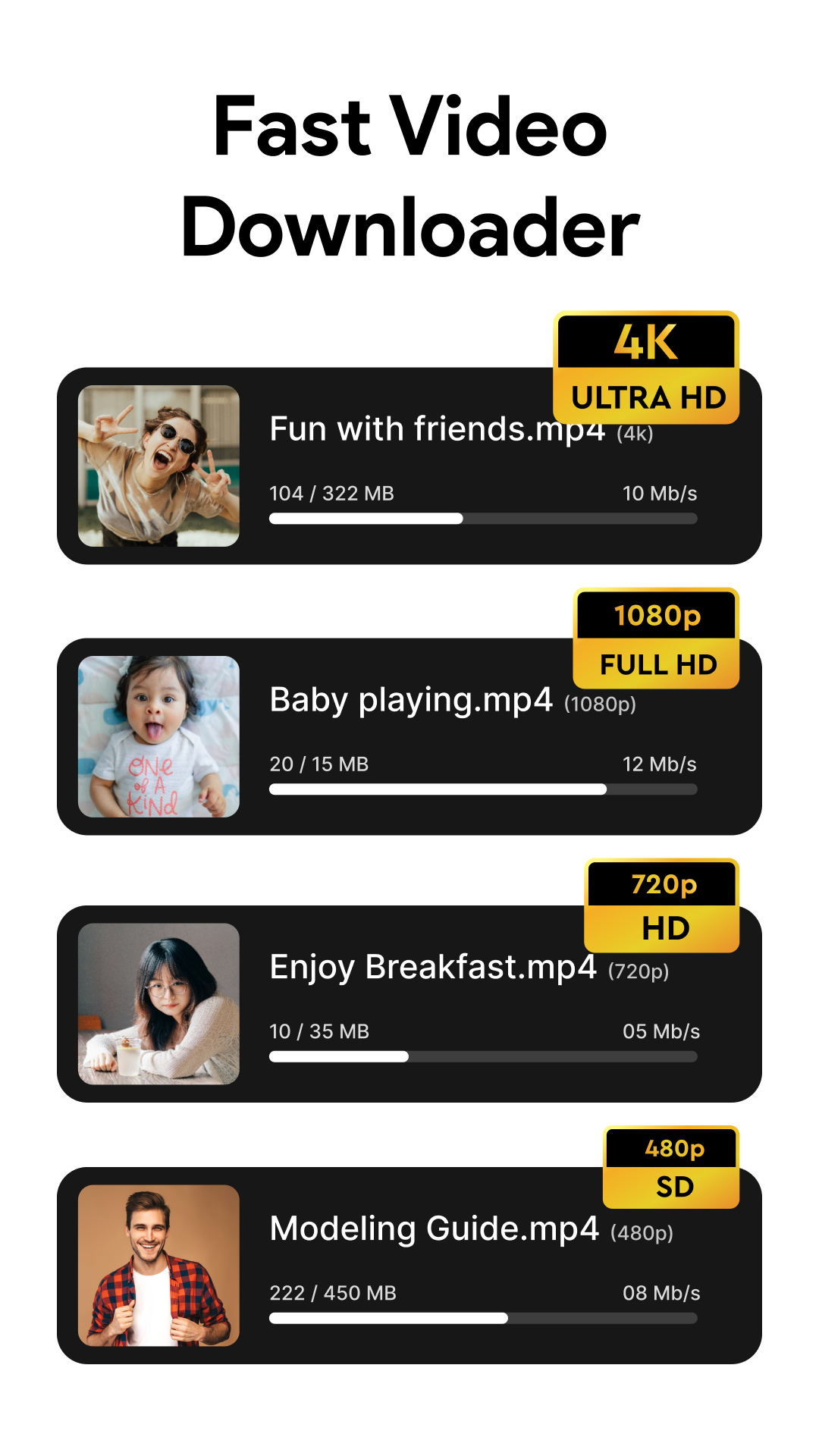 اسکرین شات 3 برنامه Video Downloader - Story Saver