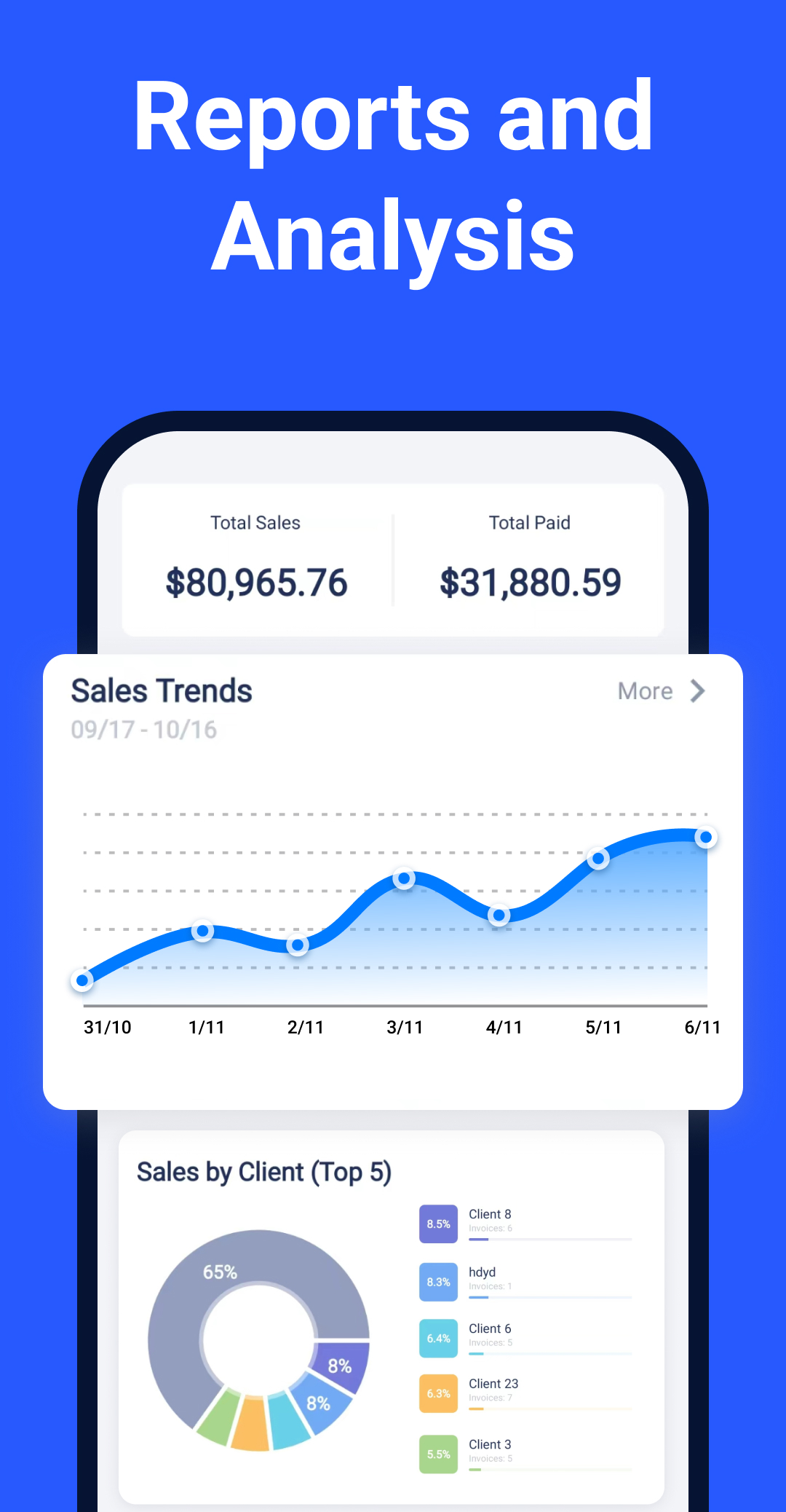 اسکرین شات 7 برنامه Invoice Maker - InvoiceBase