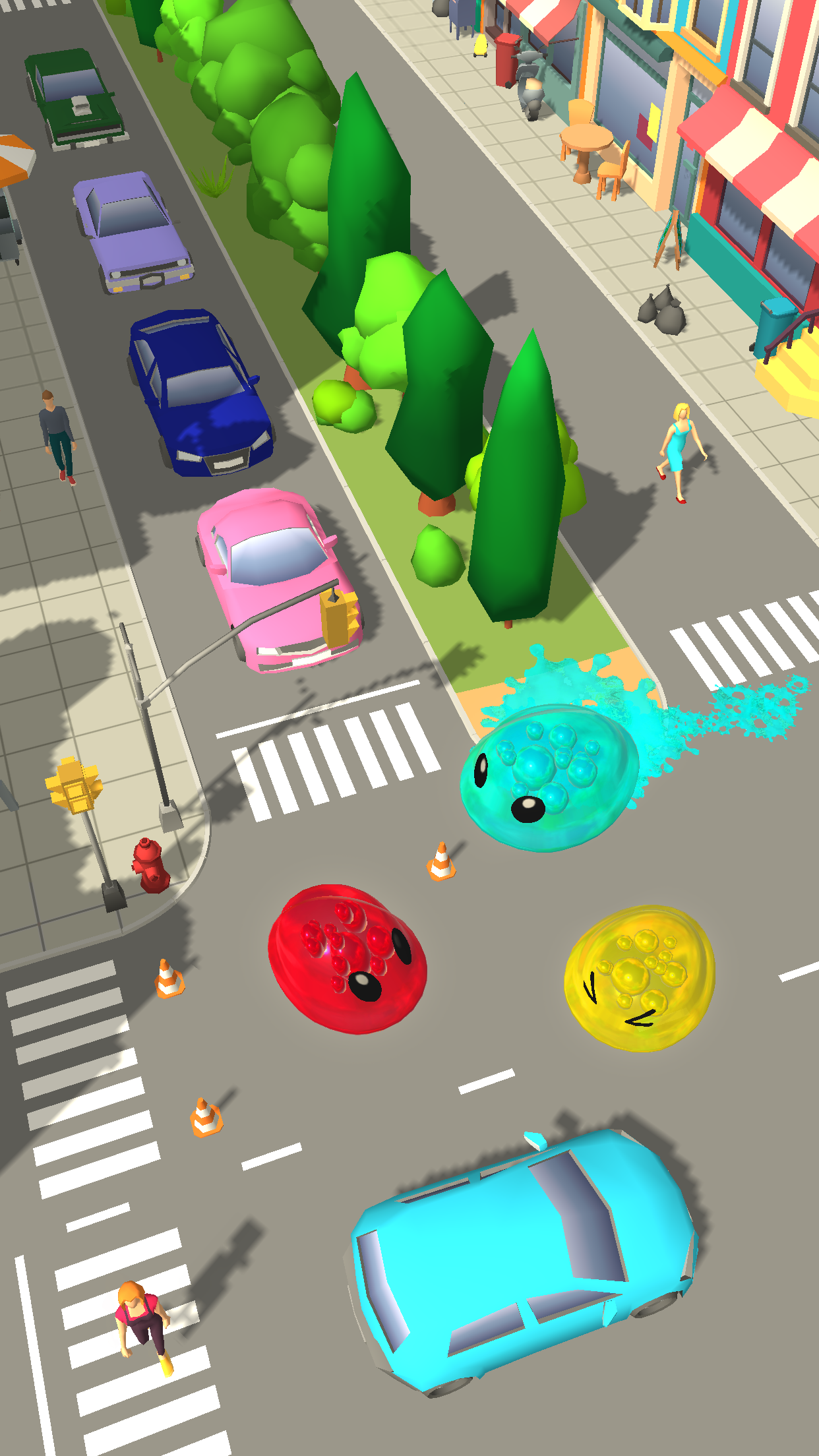اسکرین شات 1 بازی Slime.io - Devour the Сity!