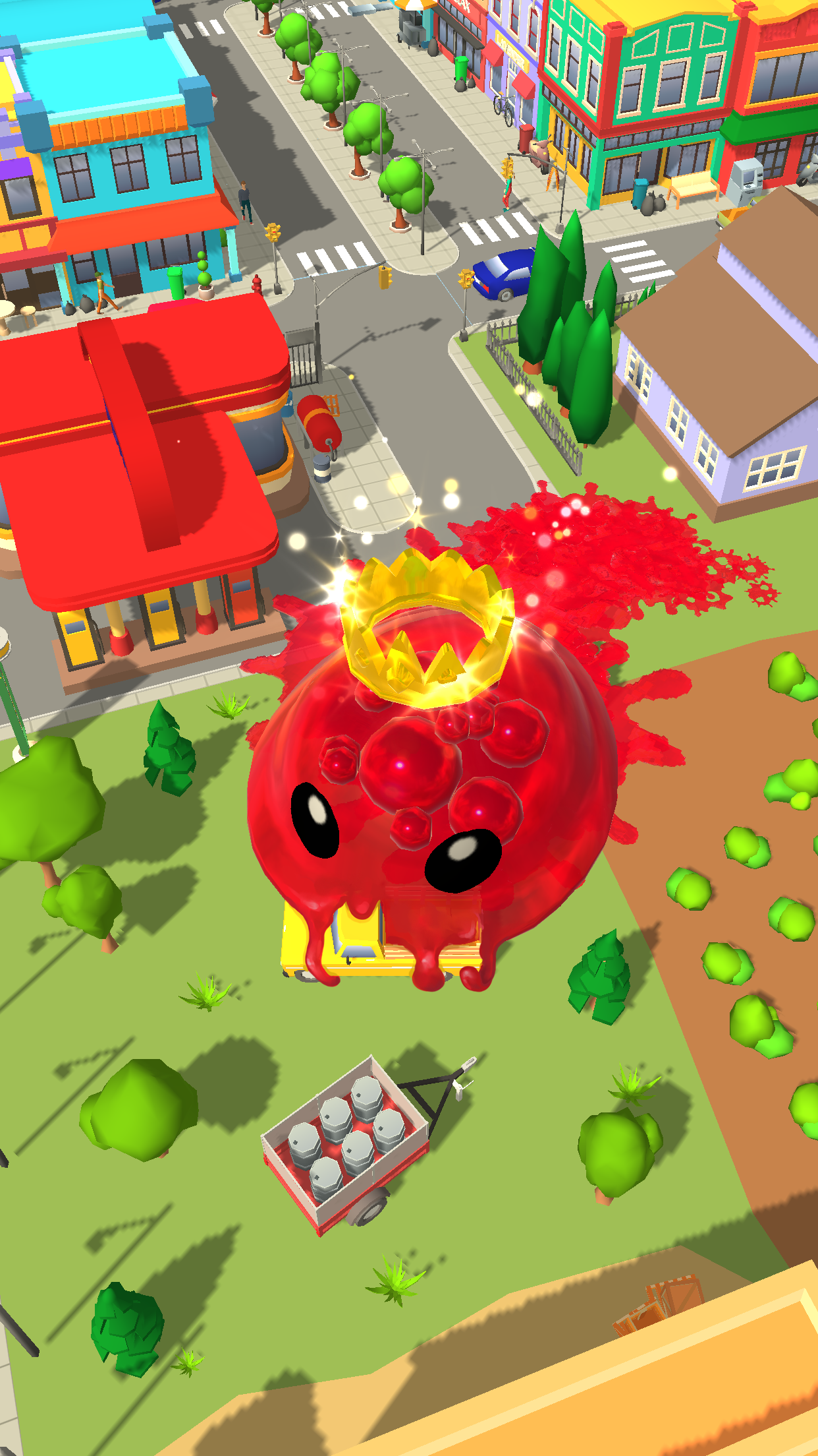 اسکرین شات 3 بازی Slime.io - Devour the Сity!