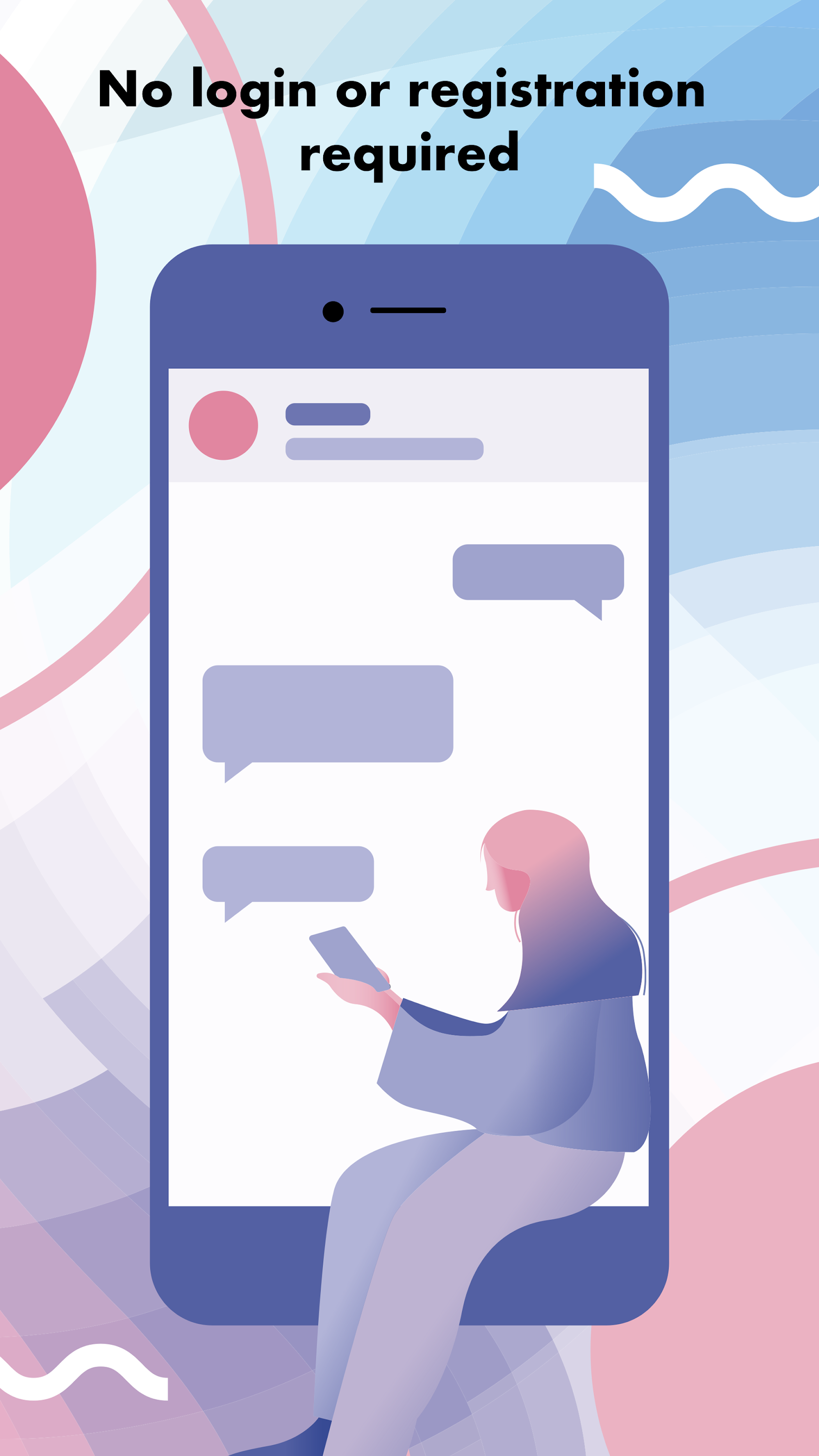 اسکرین شات 1 برنامه Anonymous Chat / AnonChat