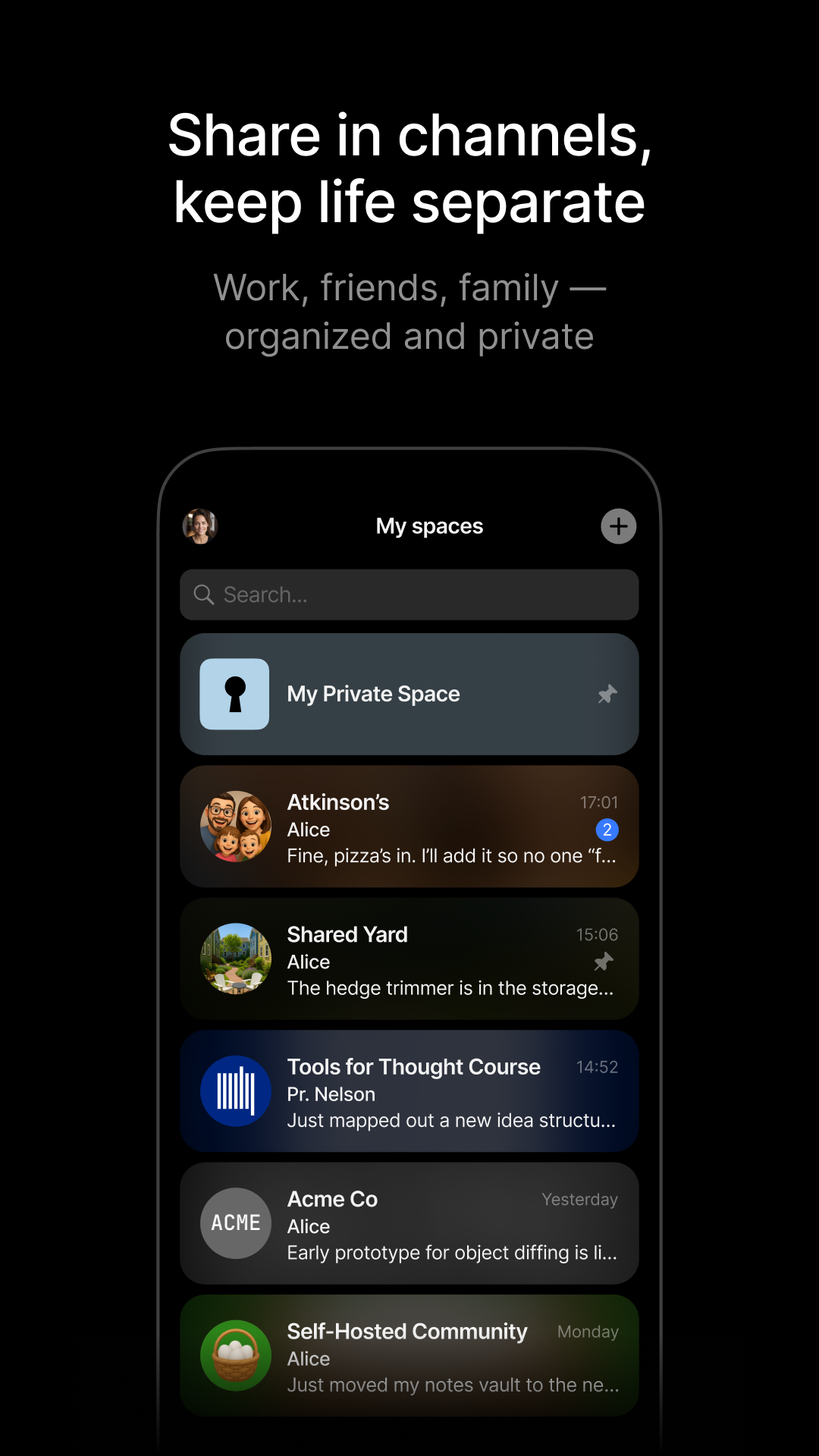 اسکرین شات 3 برنامه Anytype — The Everything App