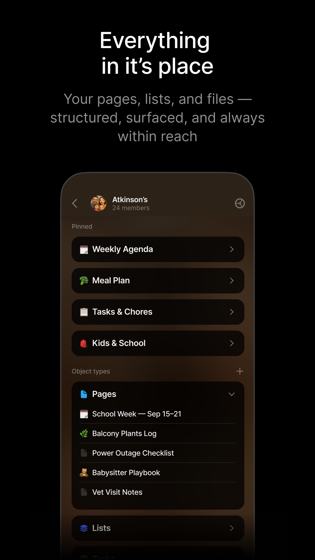 اسکرین شات 7 برنامه Anytype — The Everything App