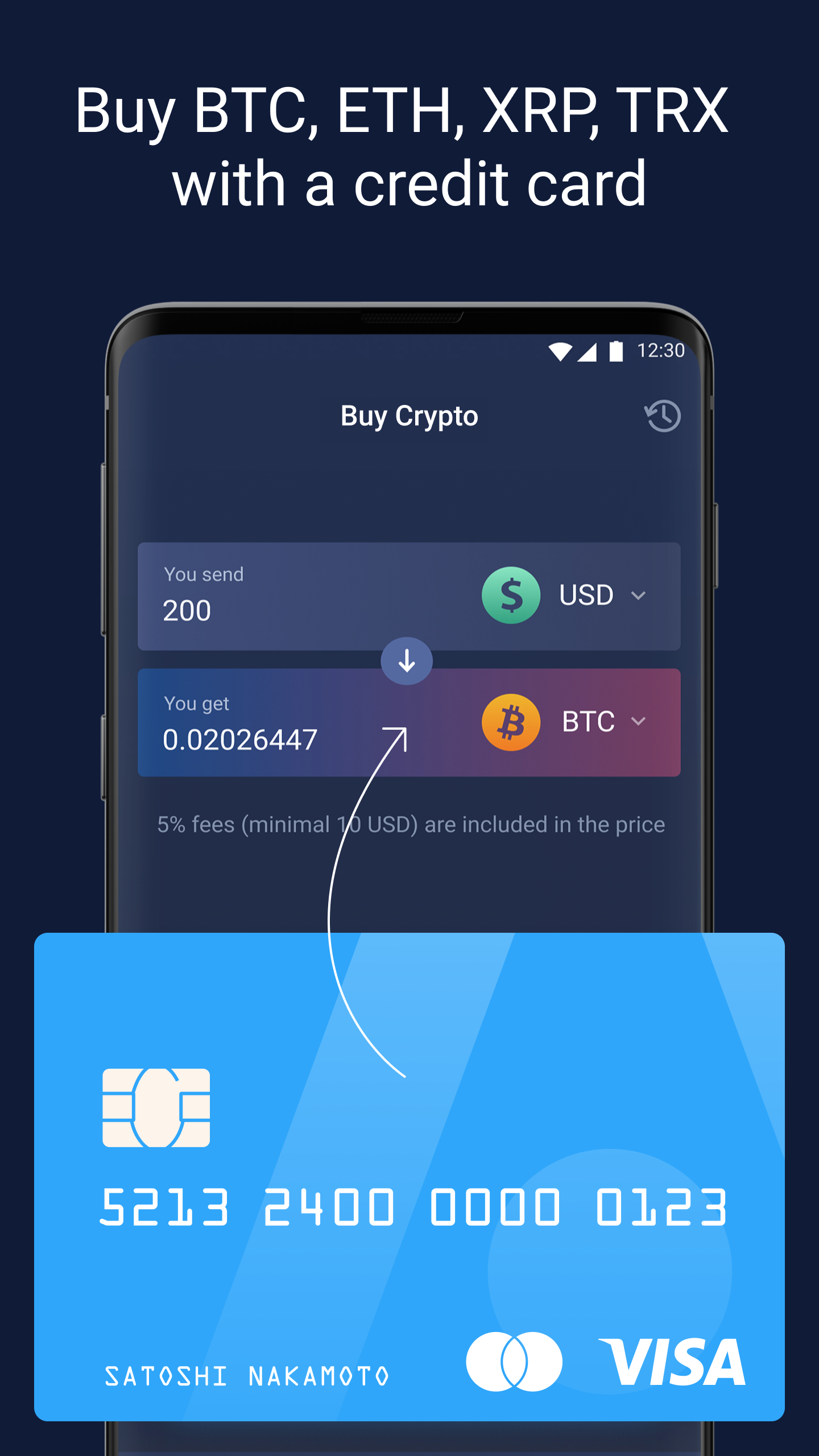 اسکرین شات 4 برنامه Bitcoin Wallet Crypto Ethereum