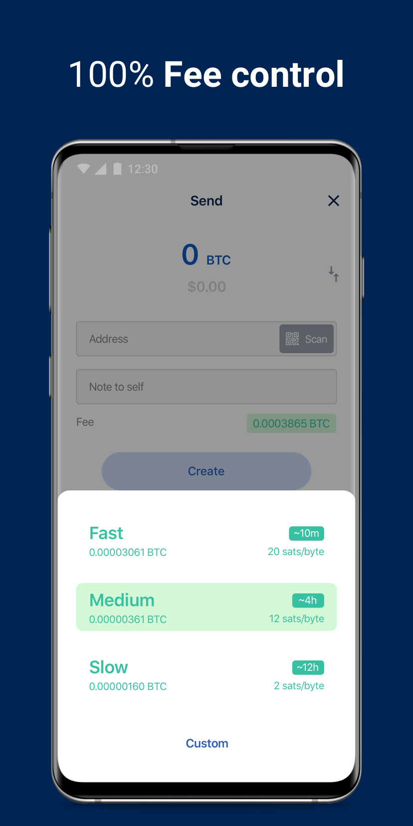 اسکرین شات 3 برنامه BlueWallet Bitcoin Wallet
