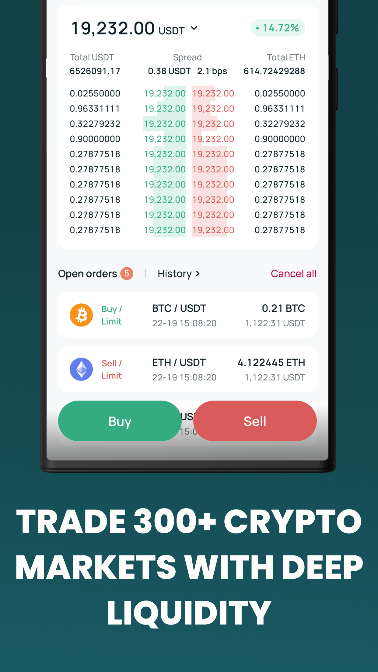 اسکرین شات 4 برنامه CEX.IO App - Buy Crypto & BTC