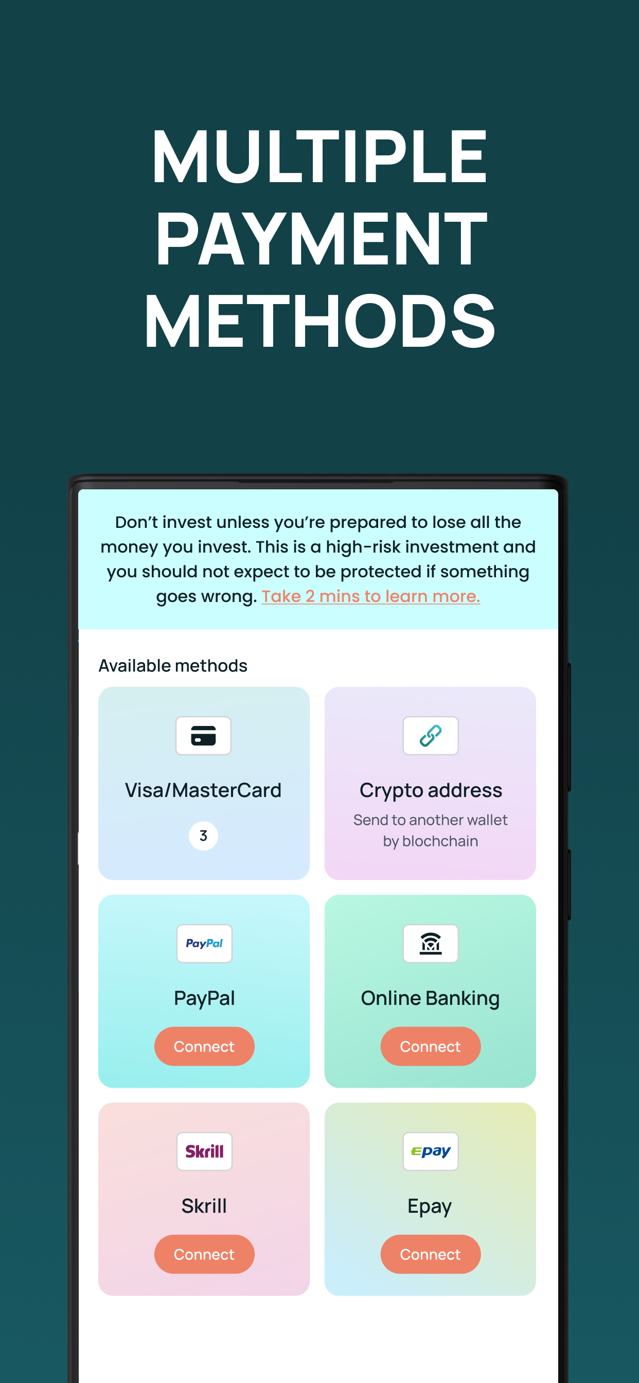 اسکرین شات 4 برنامه CEX.IO App - Crypto Wallet