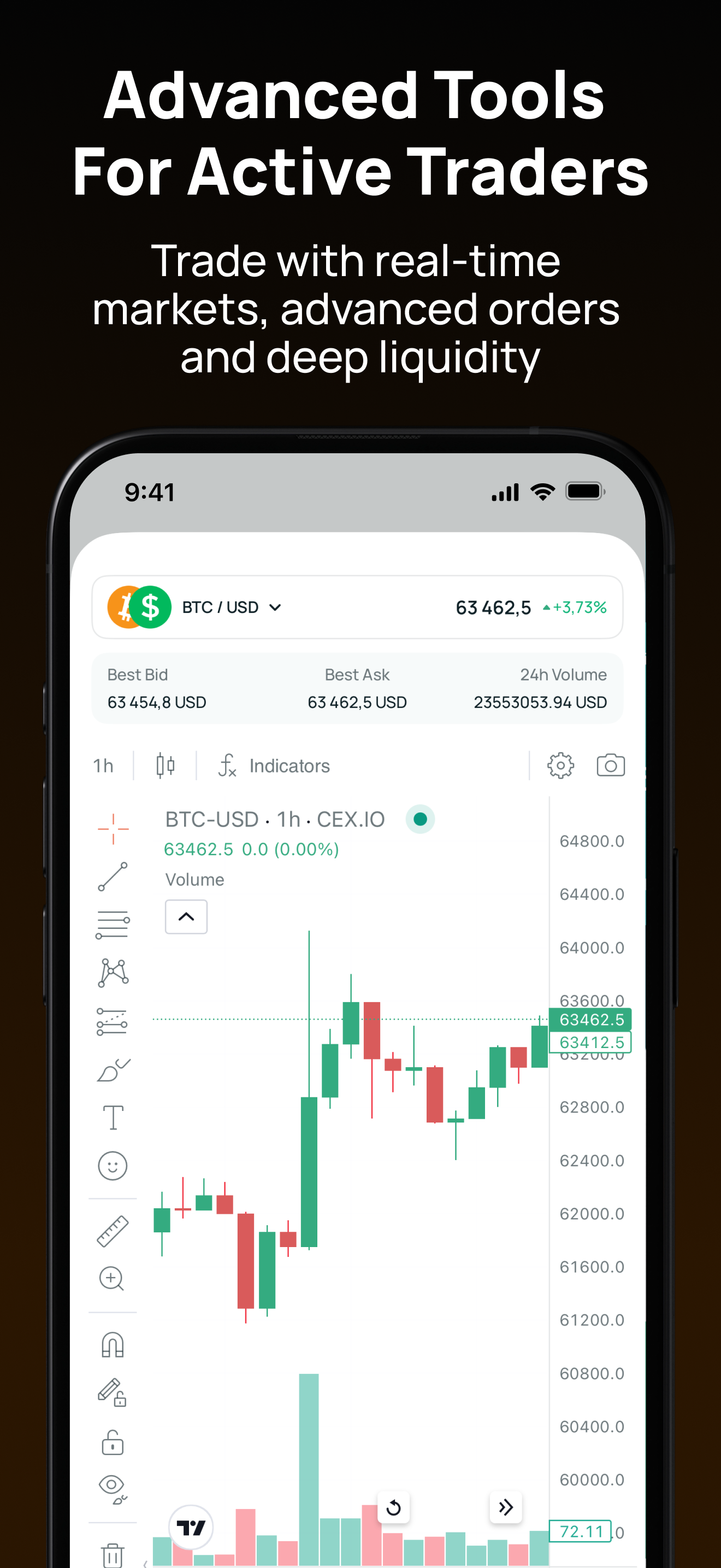 اسکرین شات 6 برنامه CEX.IO: Crypto Exchange