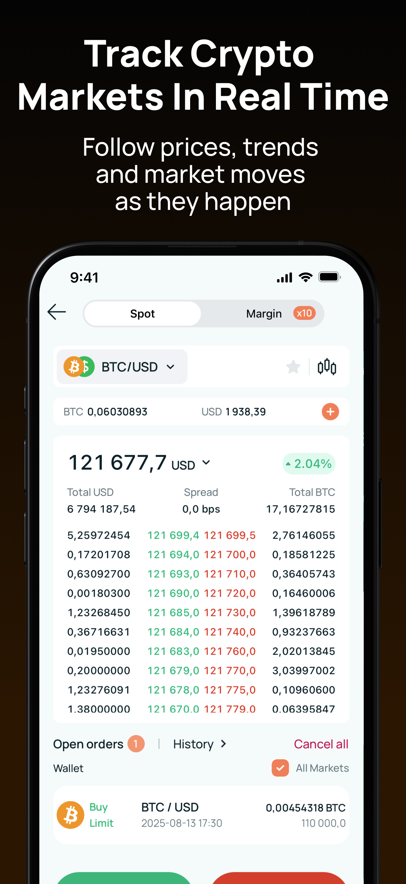 اسکرین شات 3 برنامه CEX.IO: Crypto Exchange