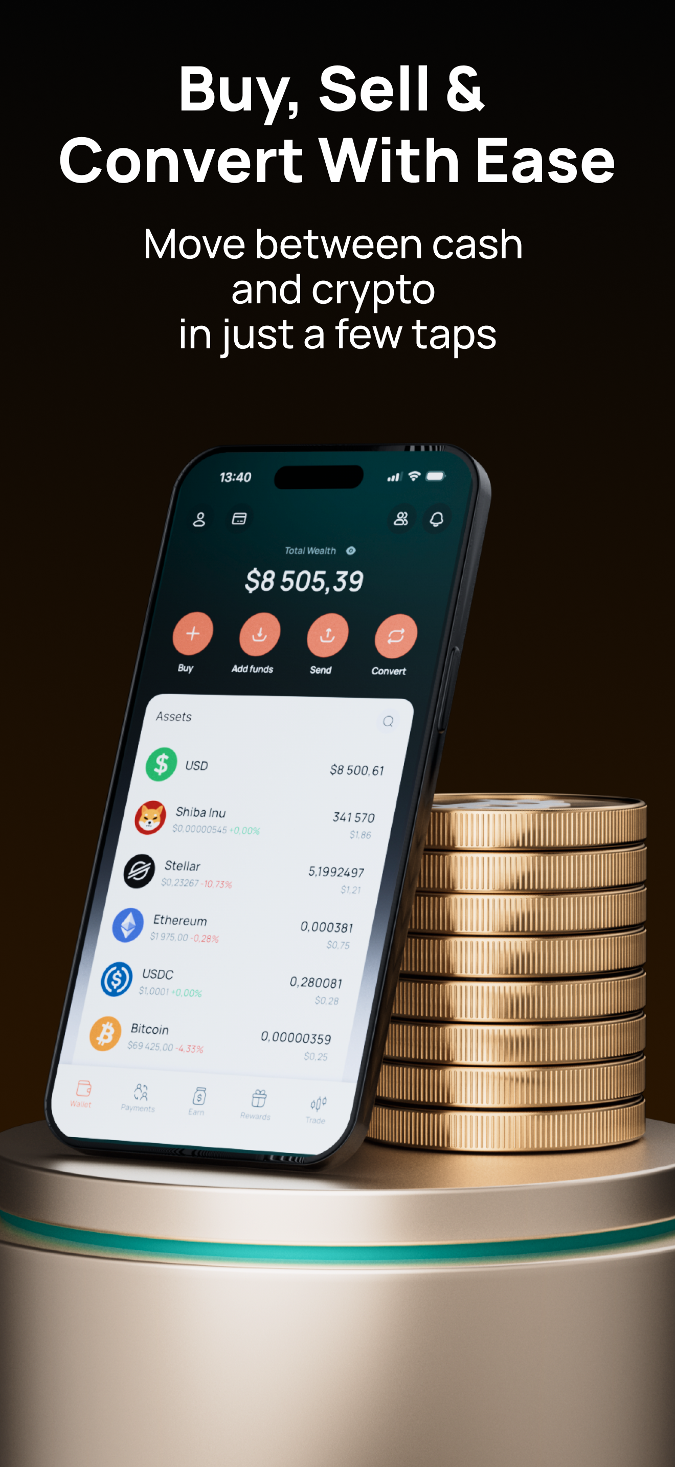 اسکرین شات 2 برنامه CEX.IO: Crypto Exchange