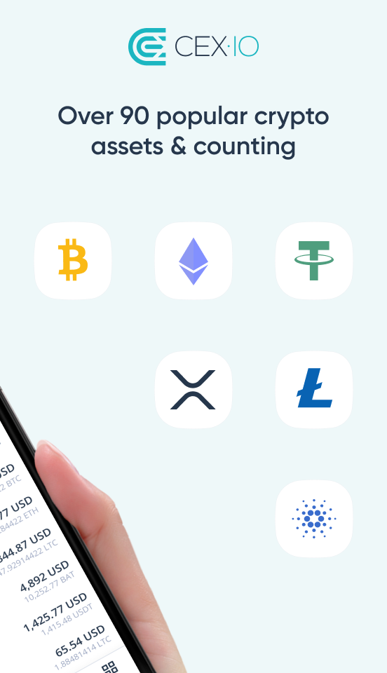 اسکرین شات 2 برنامه CEX.IO App - Crypto Wallet