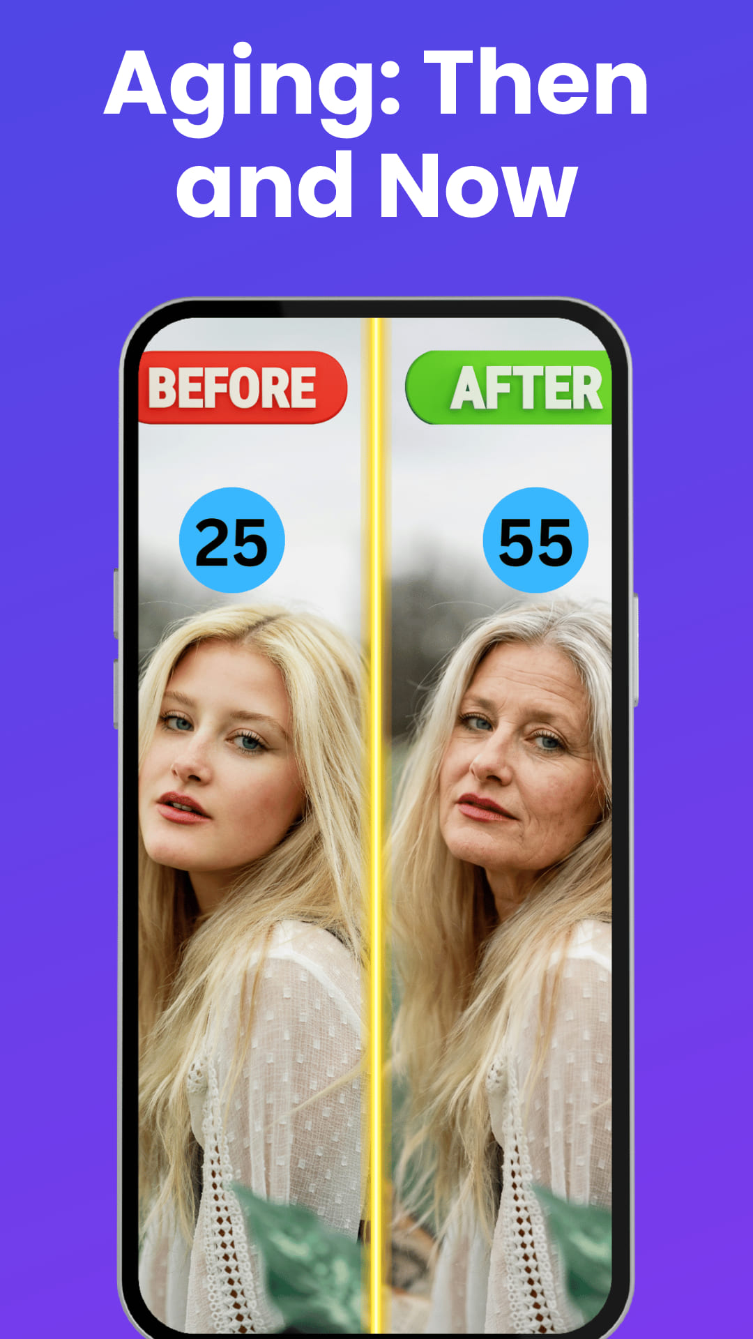 اسکرین شات 3 برنامه Future You: Age & Selfie App