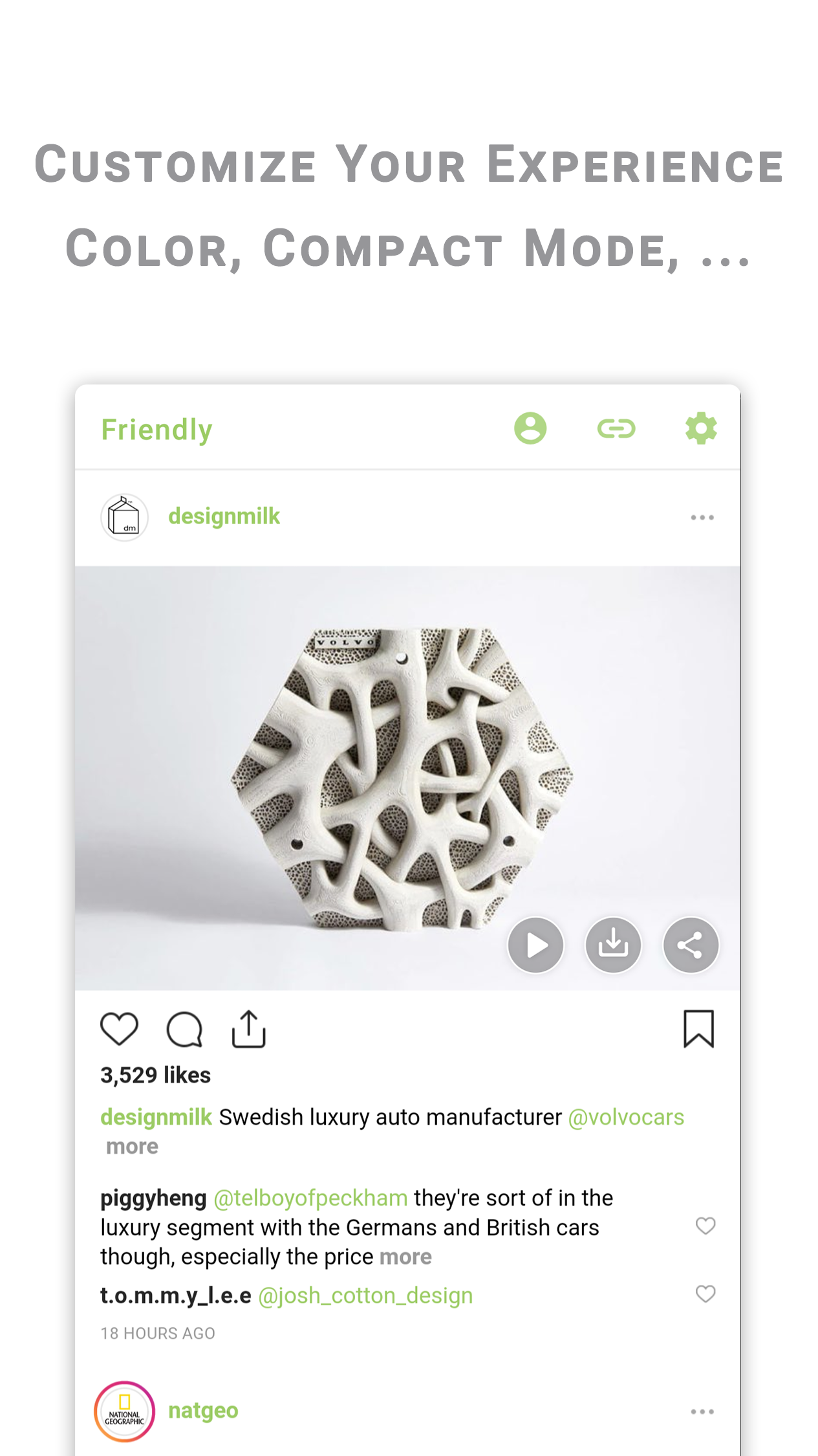 اسکرین شات 5 برنامه Friendly For Instagram