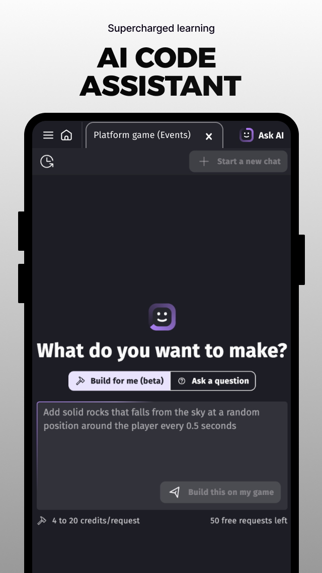 اسکرین شات 5 برنامه GDevelop - Create & Play Games