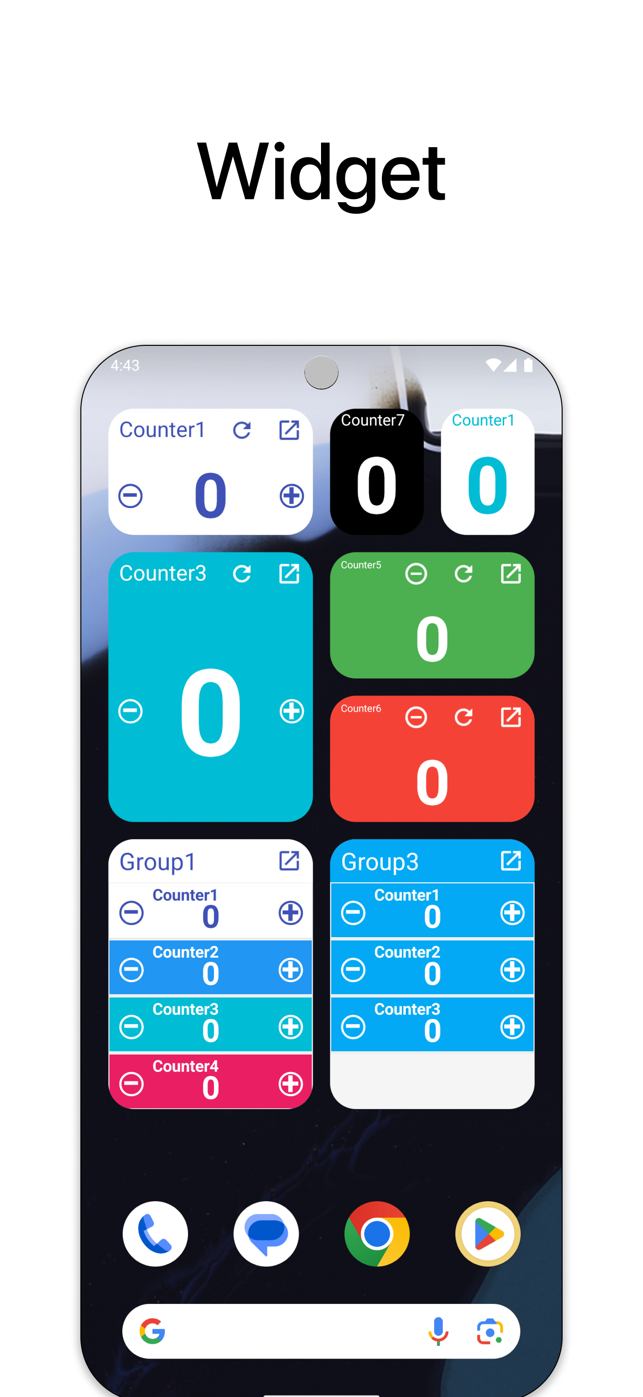 اسکرین شات 3 برنامه Smart Counter + Widget