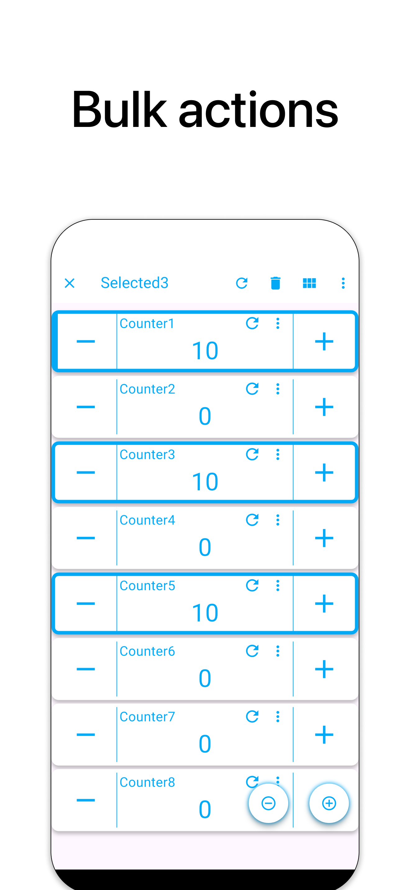 اسکرین شات 6 برنامه Smart Counter + Widget