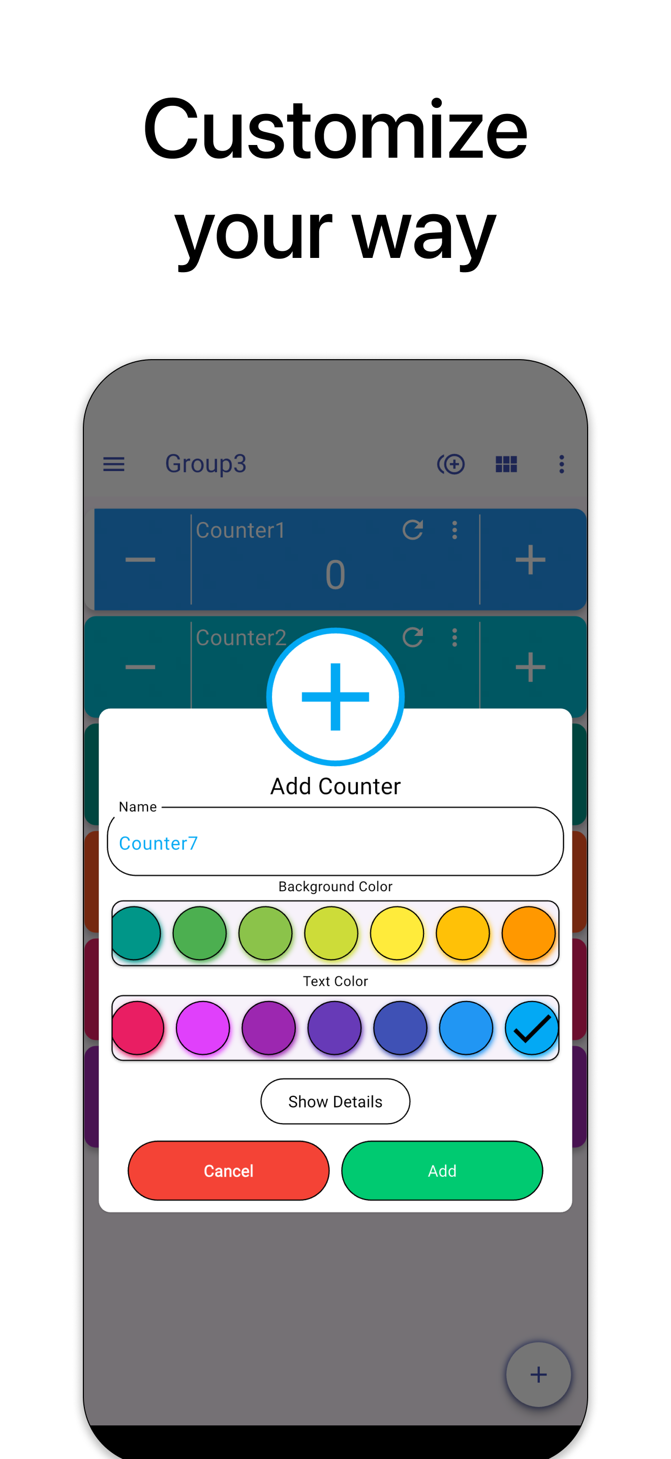 اسکرین شات 7 برنامه Smart Counter + Widget