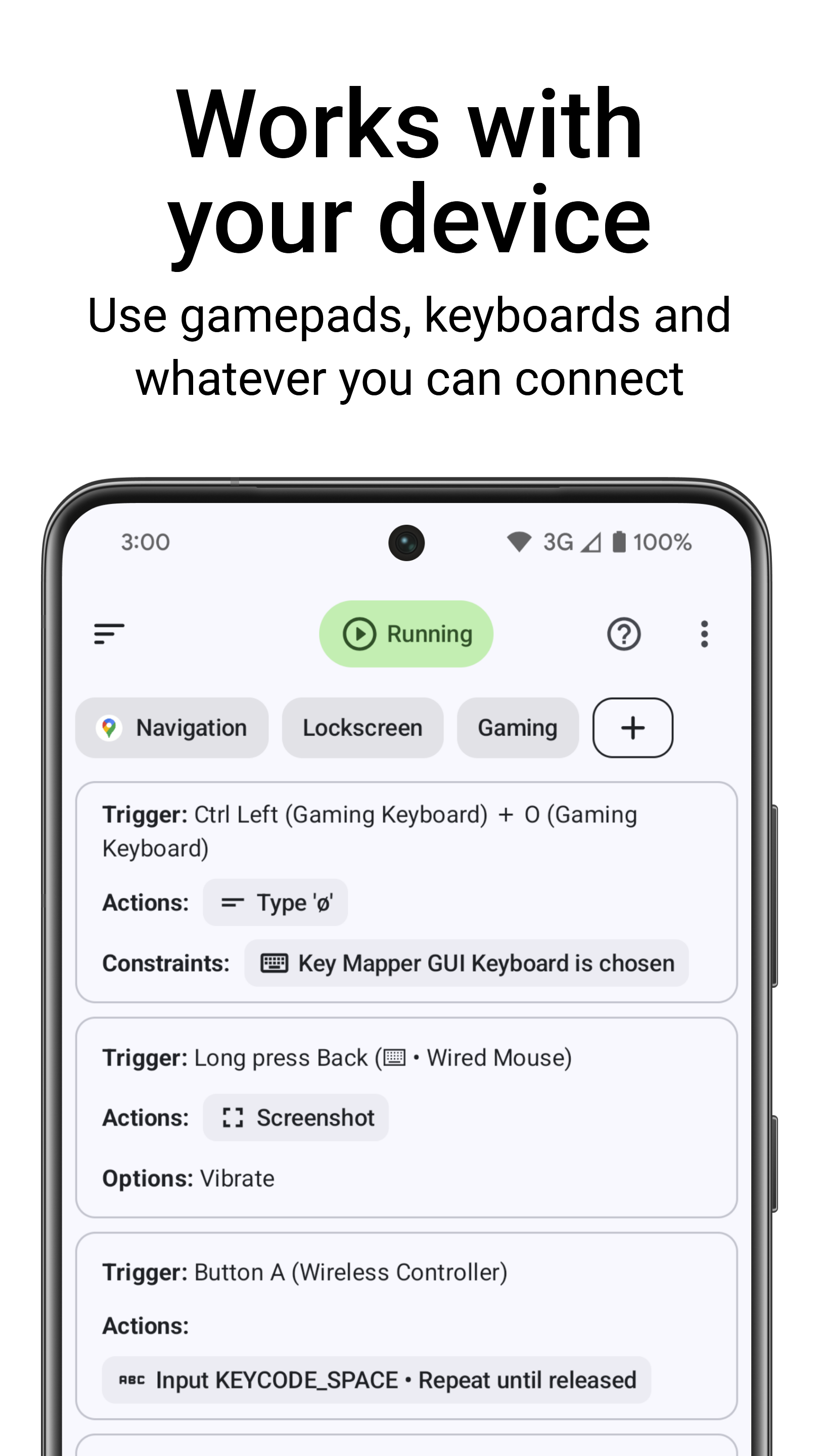 اسکرین شات 5 برنامه Key Mapper & Floating Buttons