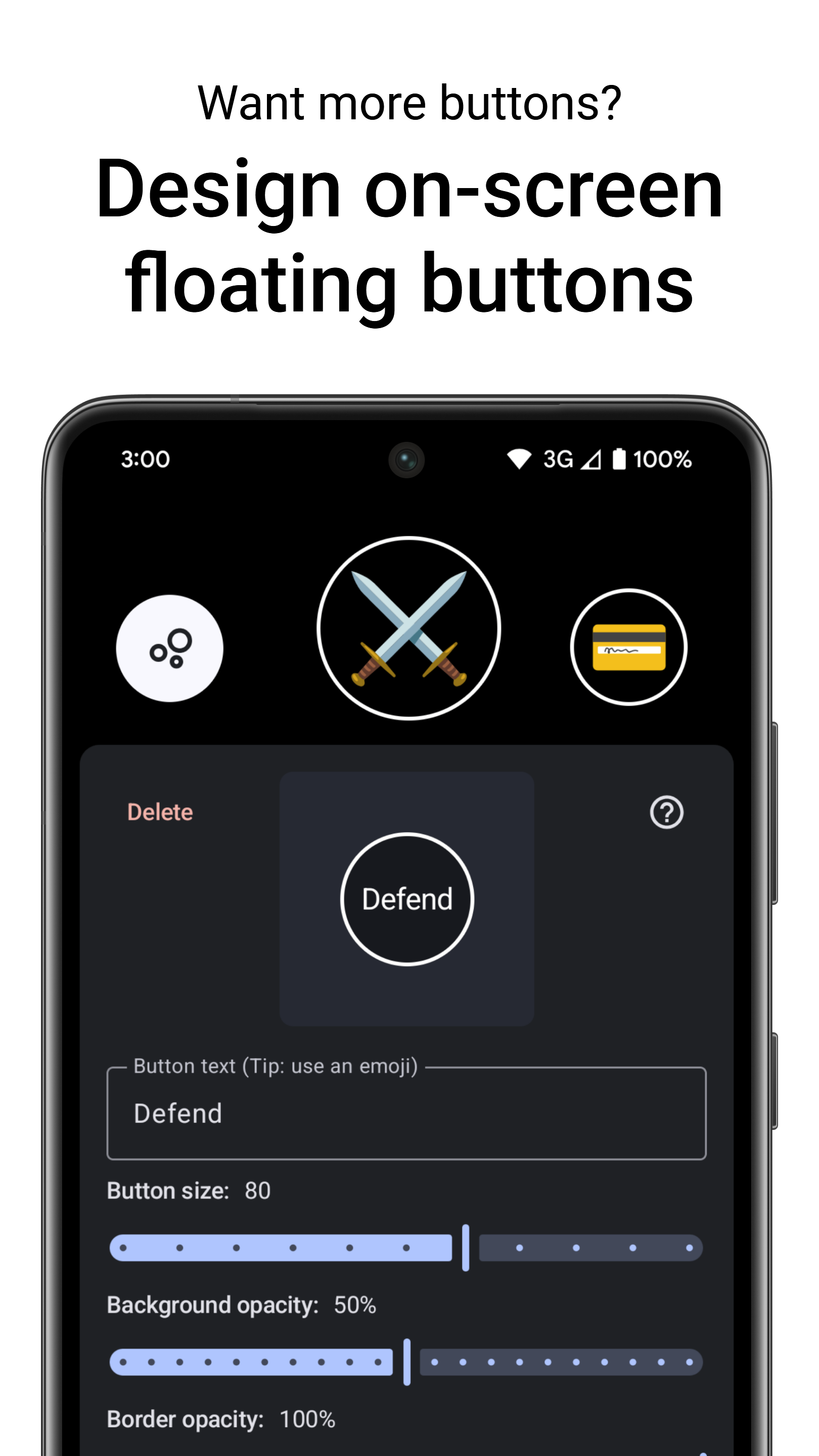 اسکرین شات 3 برنامه Key Mapper & Floating Buttons