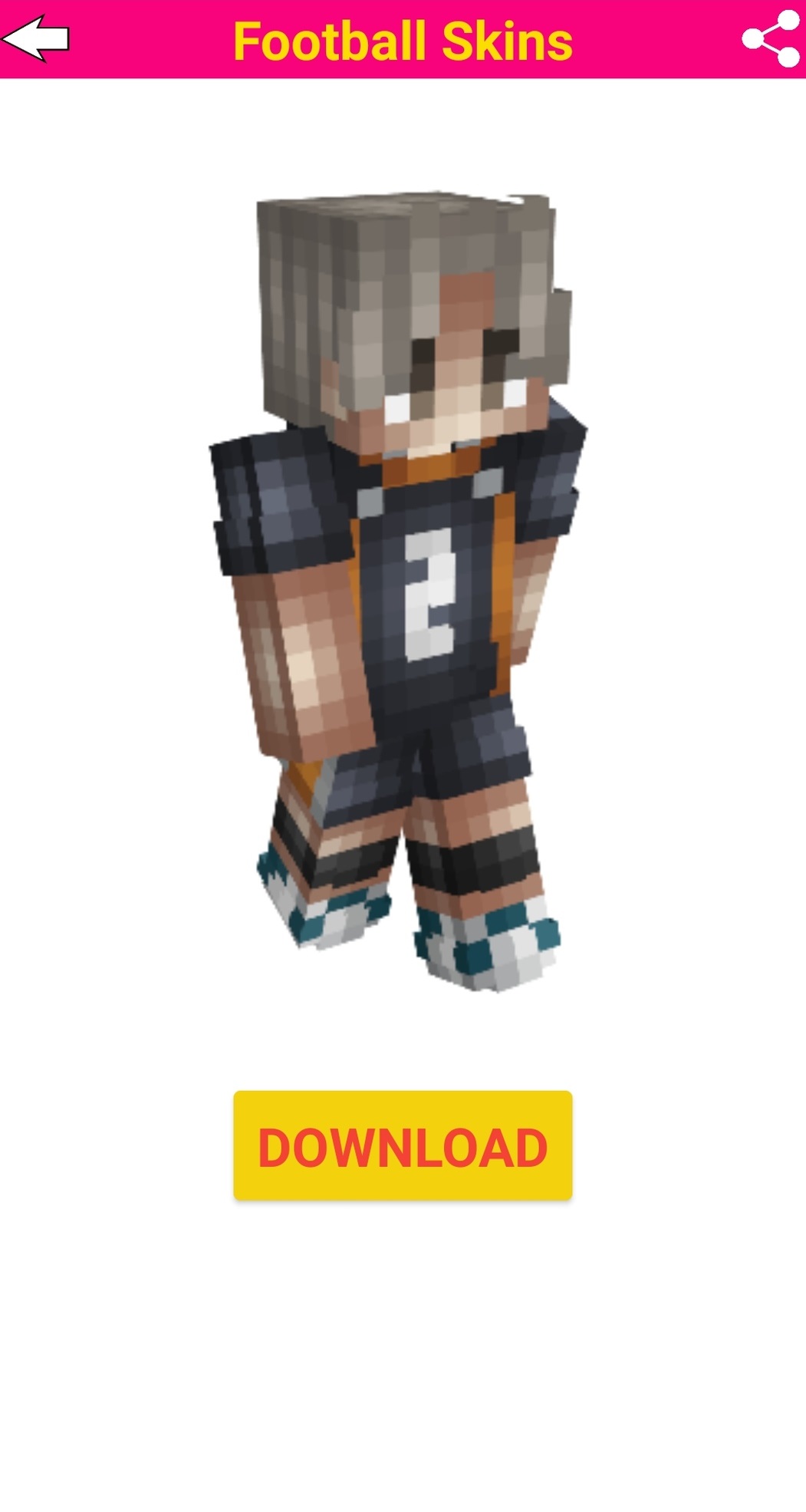 اسکرین شات 7 برنامه Football Skins For Minecraft
