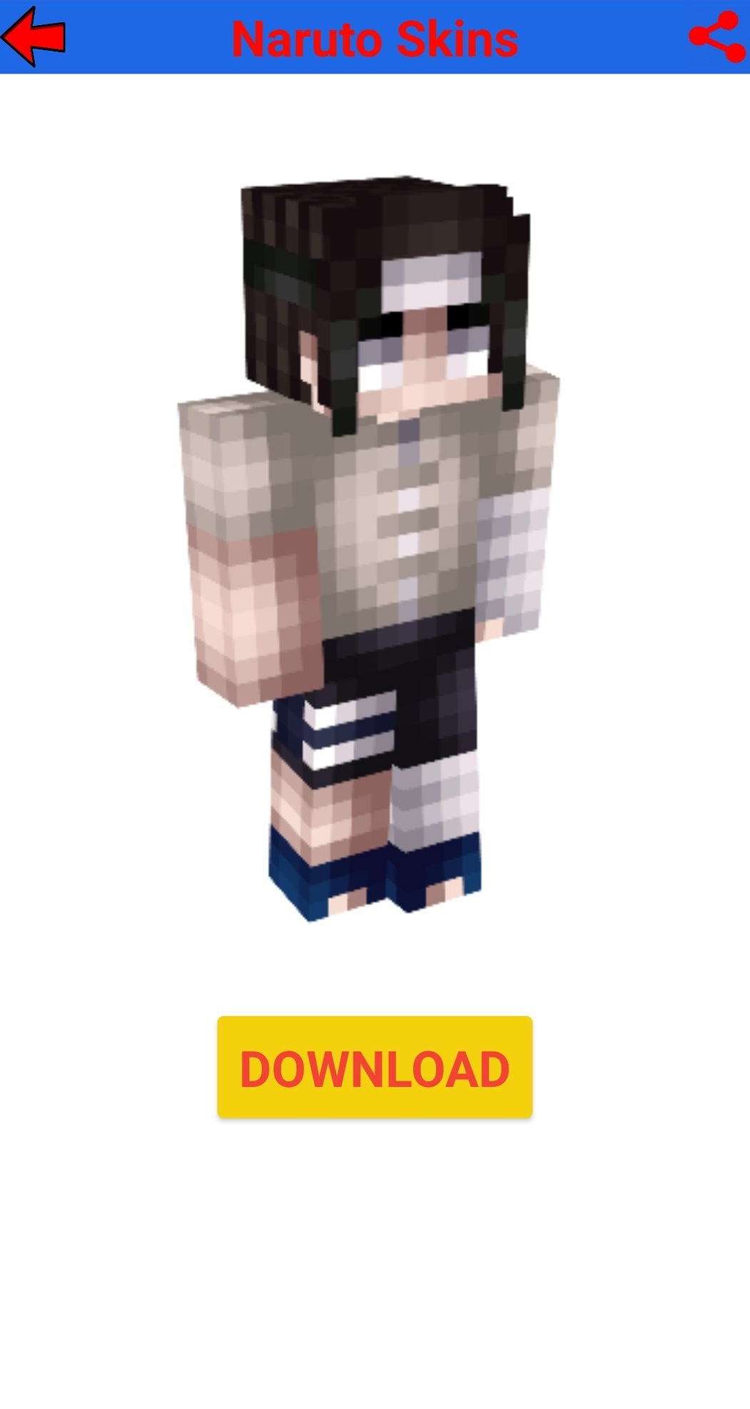 اسکرین شات 6 برنامه Naruto skins for minecraft