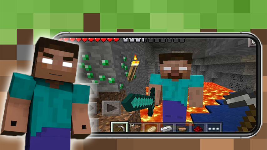 اسکرین شات 2 بازی Herobrine Mod For Minecraft PE
