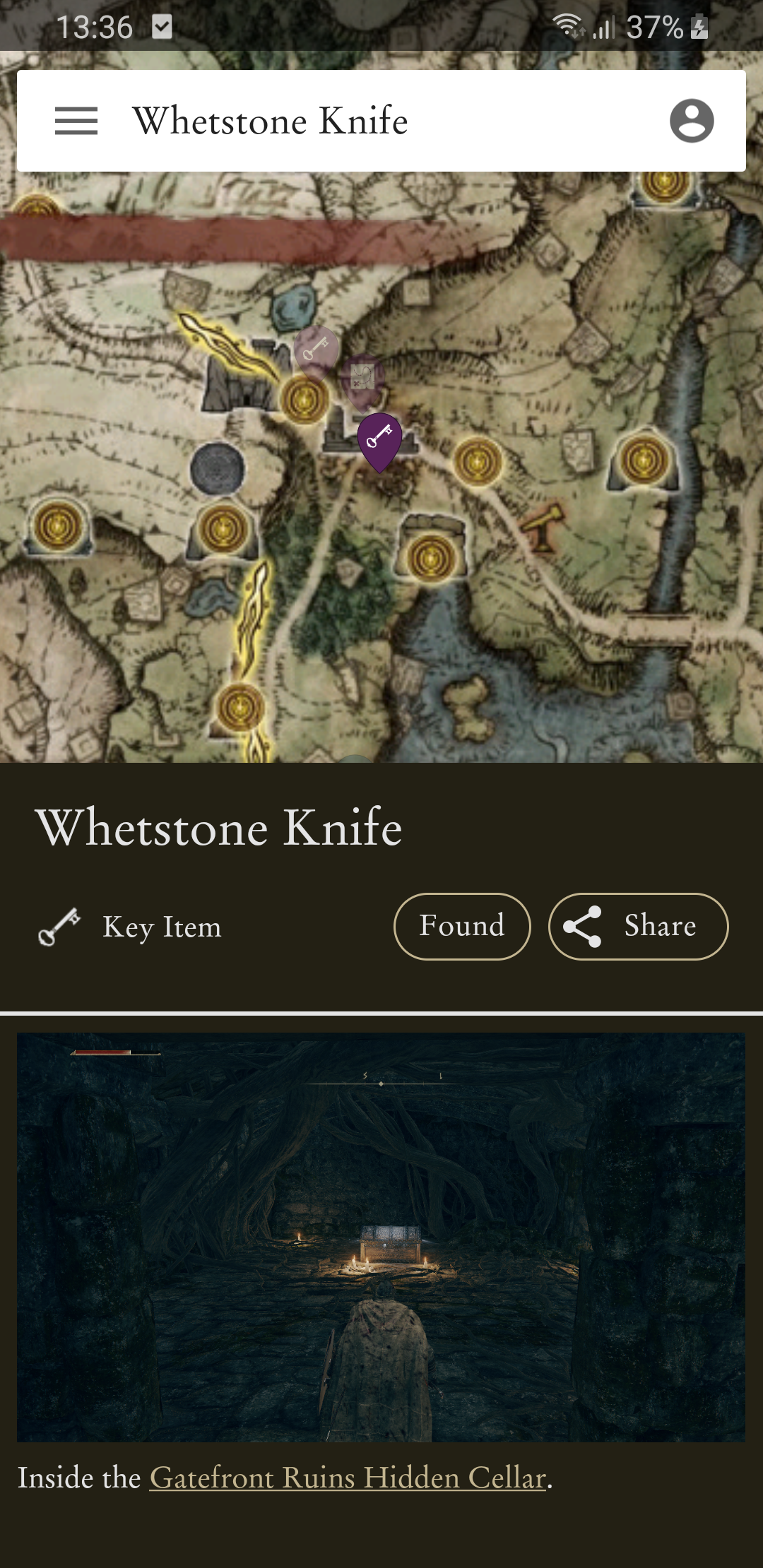 اسکرین شات 6 برنامه MapGenie: Elden Ring Map