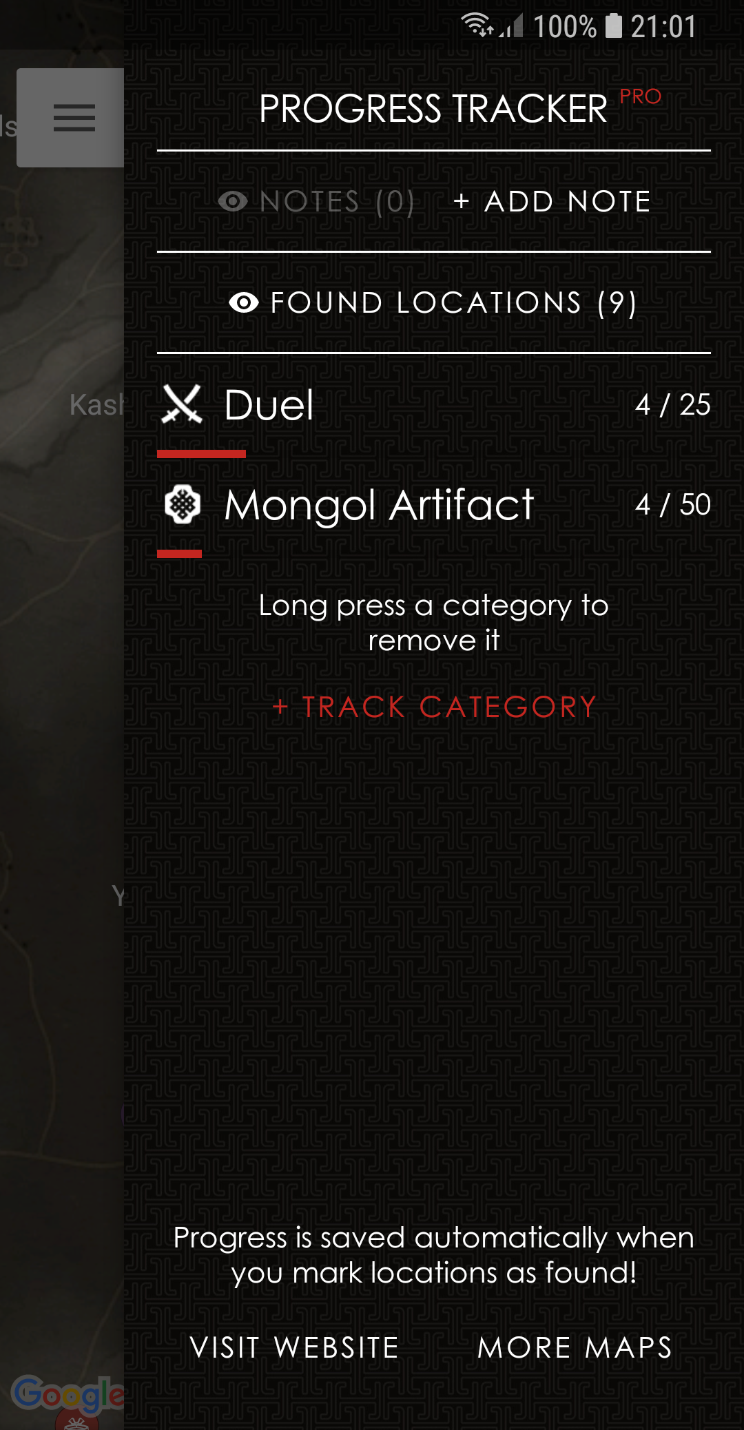 اسکرین شات 4 برنامه MapGenie: Tsushima Map