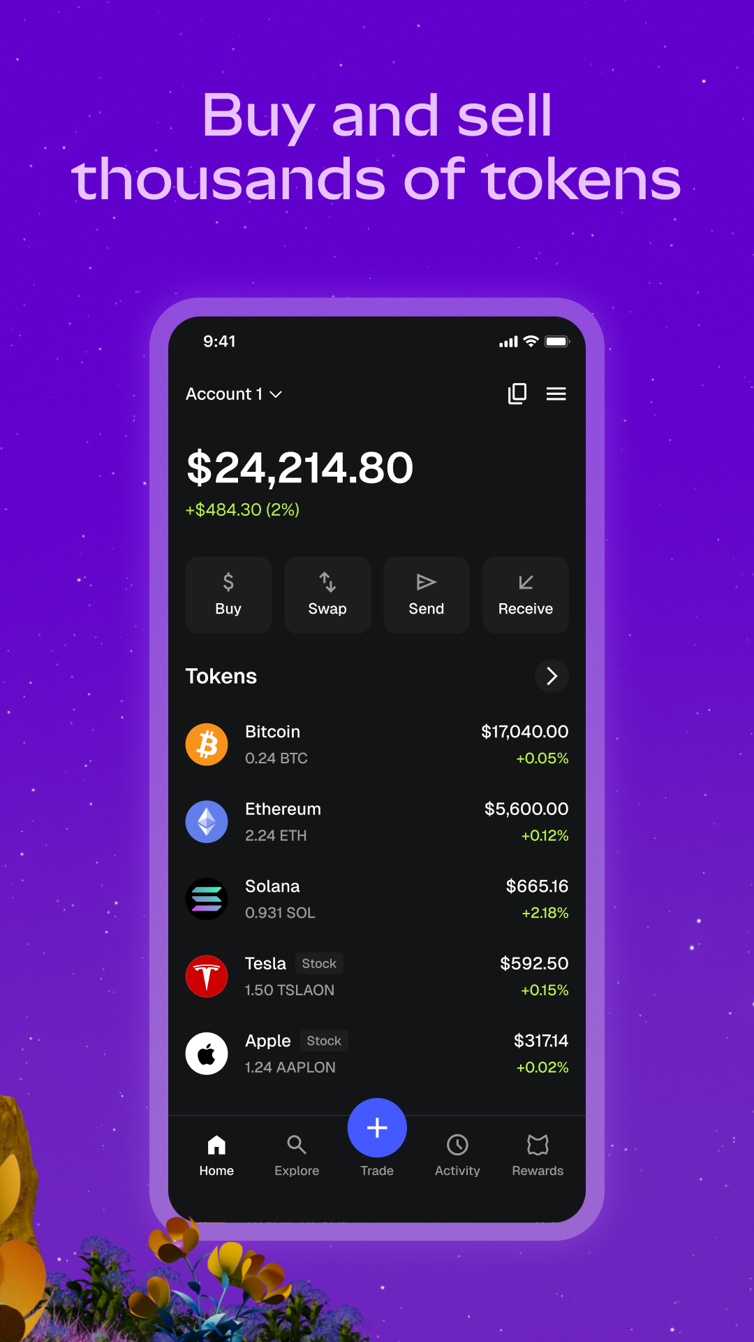 اسکرین شات 2 برنامه MetaMask: Trade Crypto