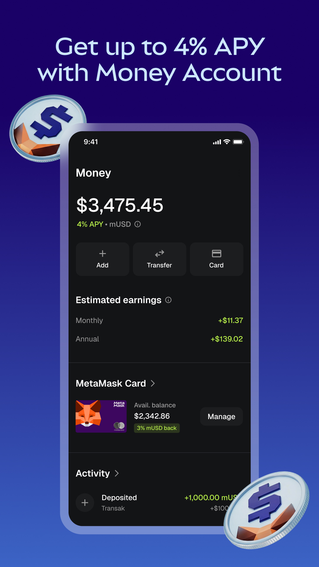 اسکرین شات 3 برنامه MetaMask: Trade Crypto