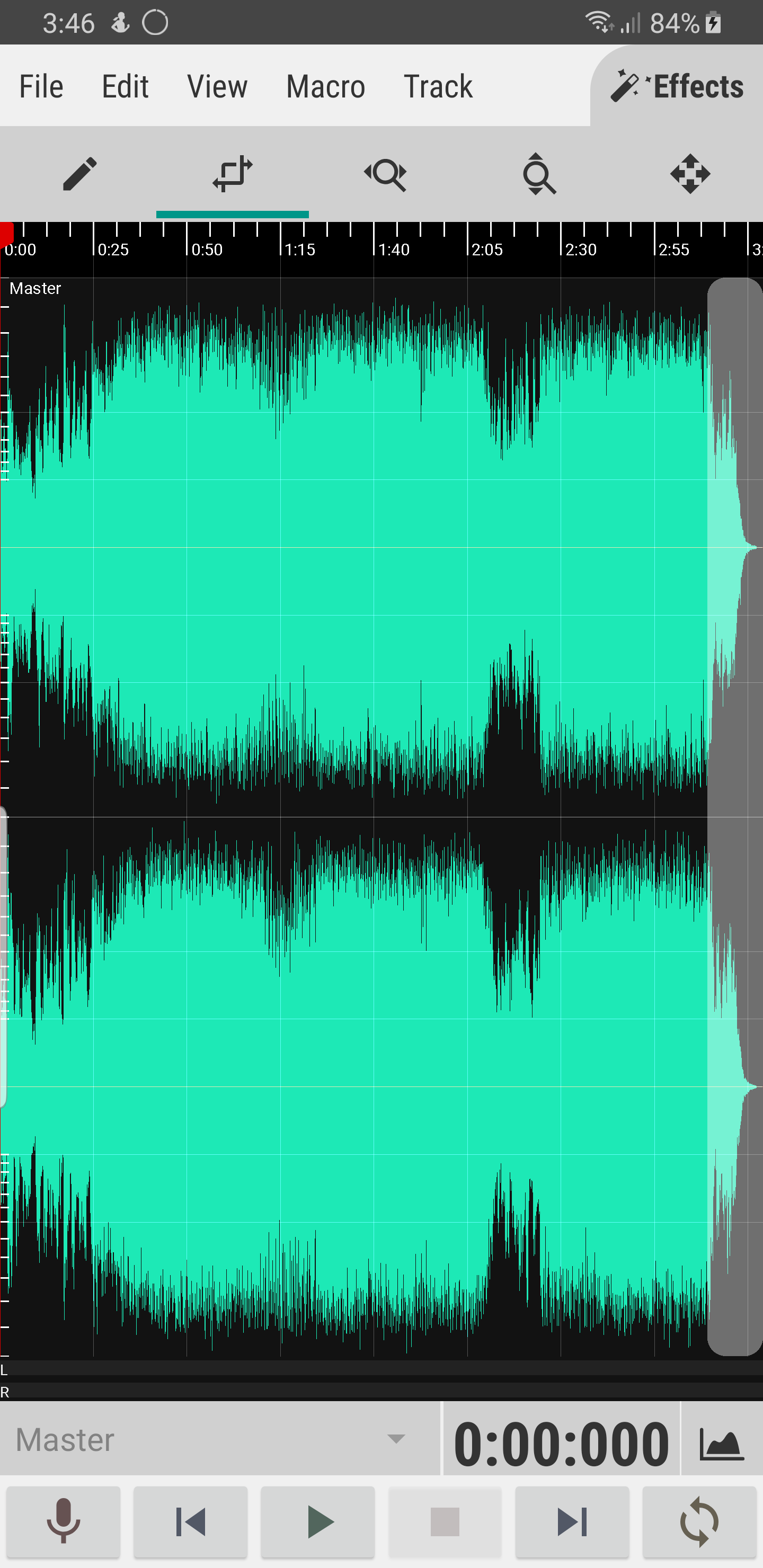 اسکرین شات 4 برنامه WaveEditor Record & Edit Audio