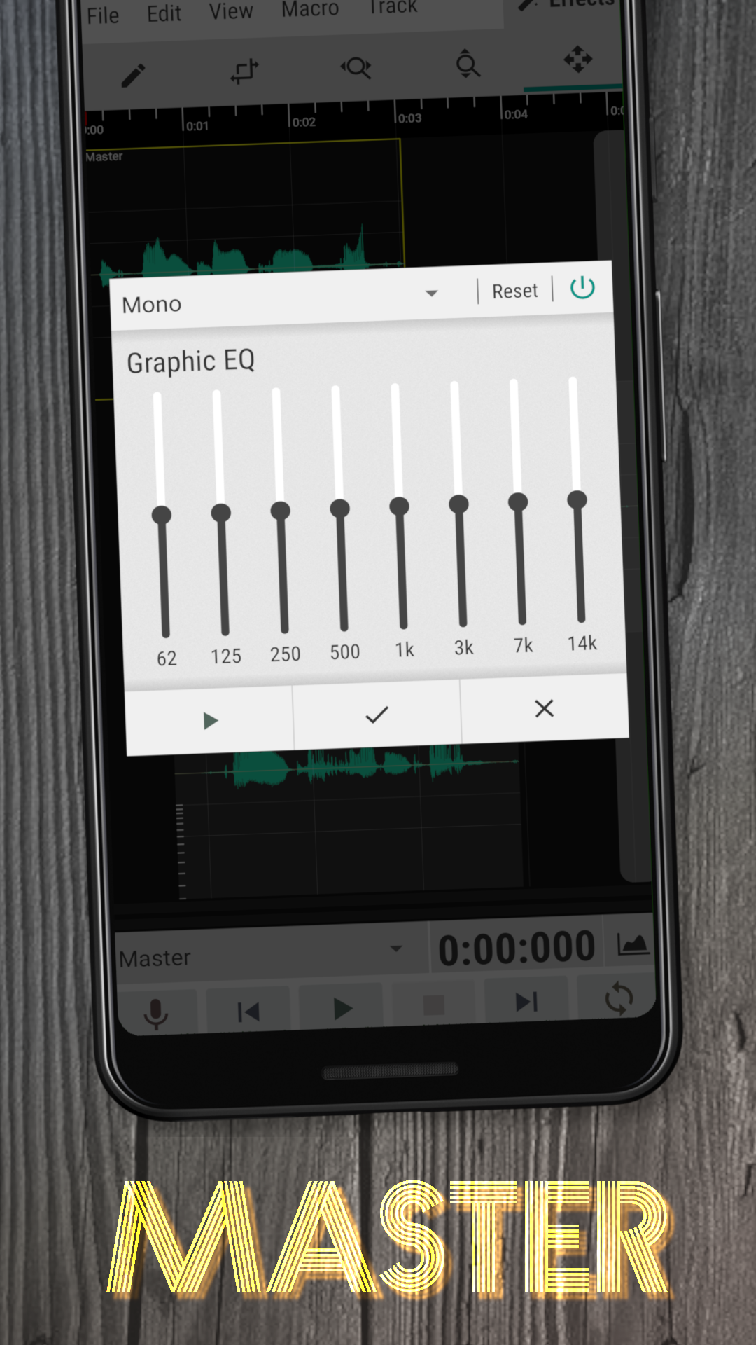 اسکرین شات 2 برنامه WaveEditor Record & Edit Audio
