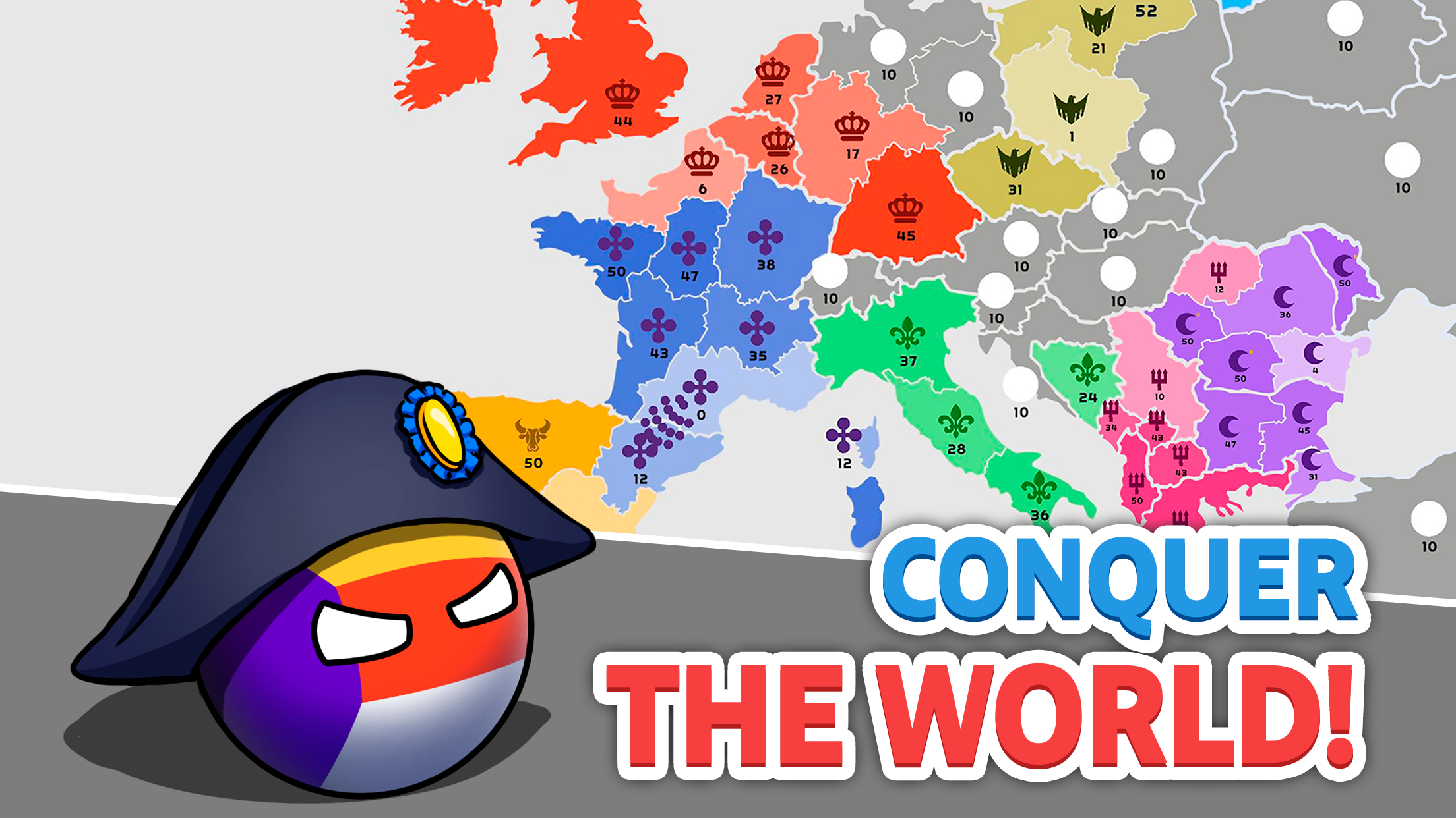 اسکرین شات 1 بازی State.io — Conquer the World