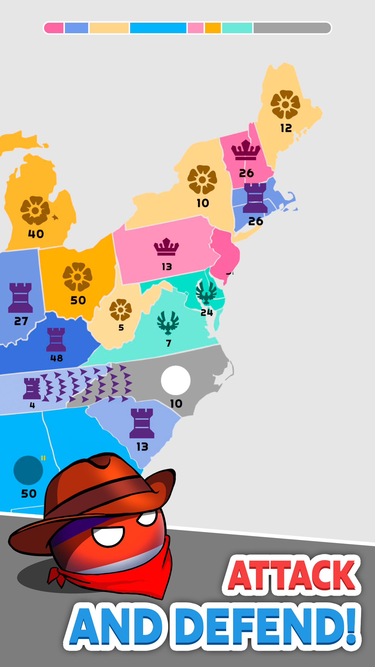 اسکرین شات 6 بازی State.io — Conquer the World