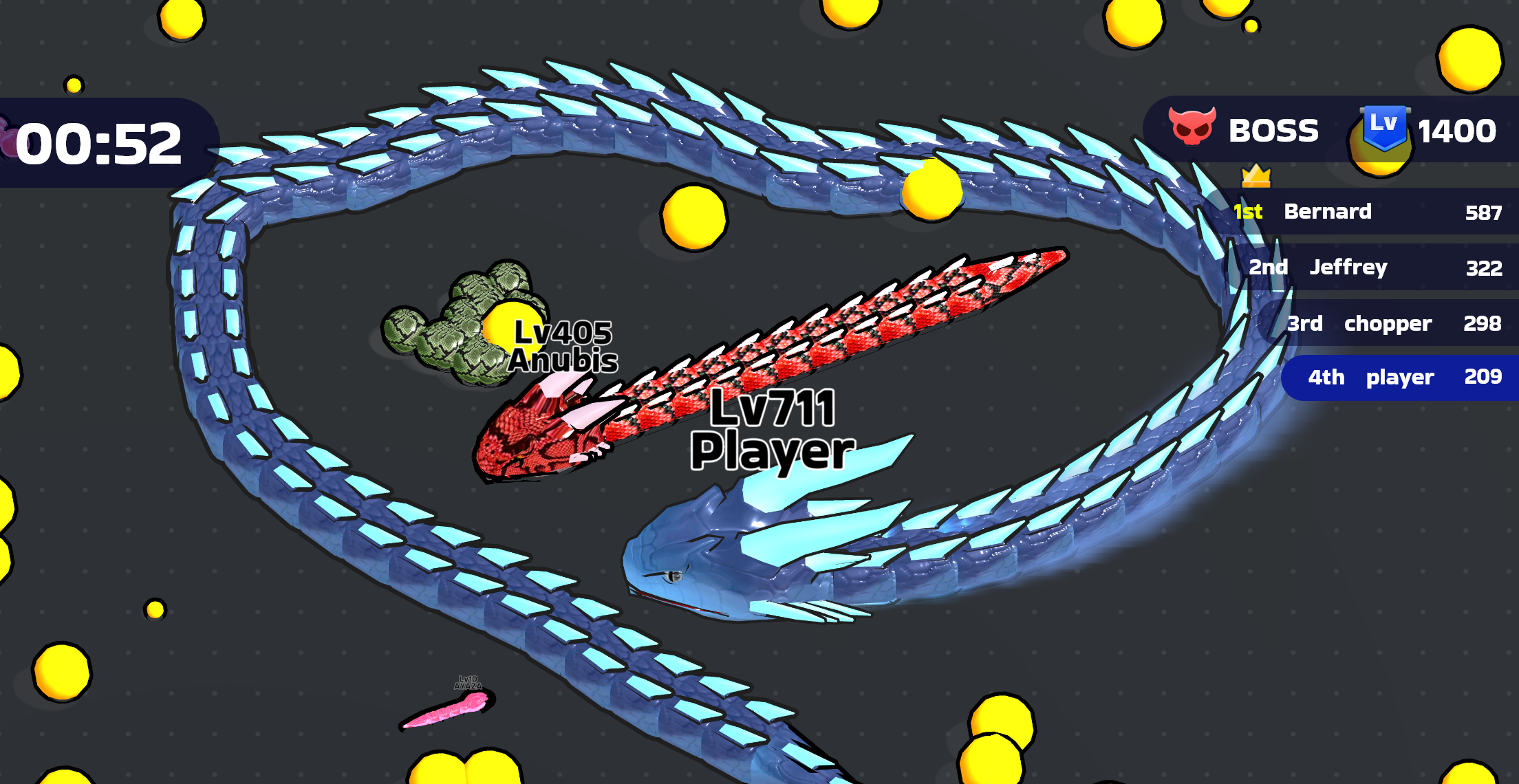اسکرین شات 1 بازی Snake Clash!